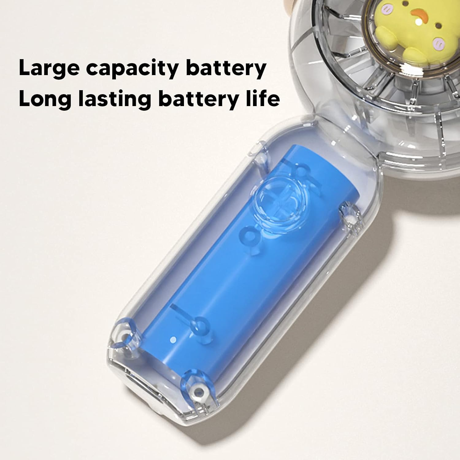 Portable Handheld Fan - Personal Cooling Fan with Adjustable Speed, Compact Electric Design, USB Charging, for Indoor & Outdoor Use - White image number 6