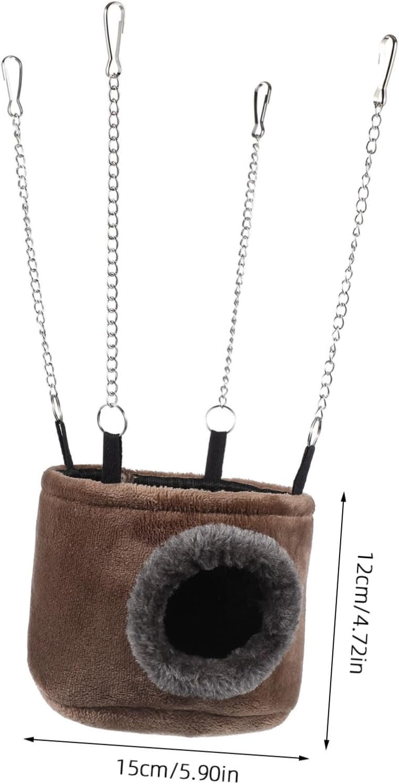 WINOMO Pet Hammock Hamster Hanging Toy Snuggle Hut for Squirrel, Chinchilla, Guinea, Pig, Rat, Mice, Small image number 1