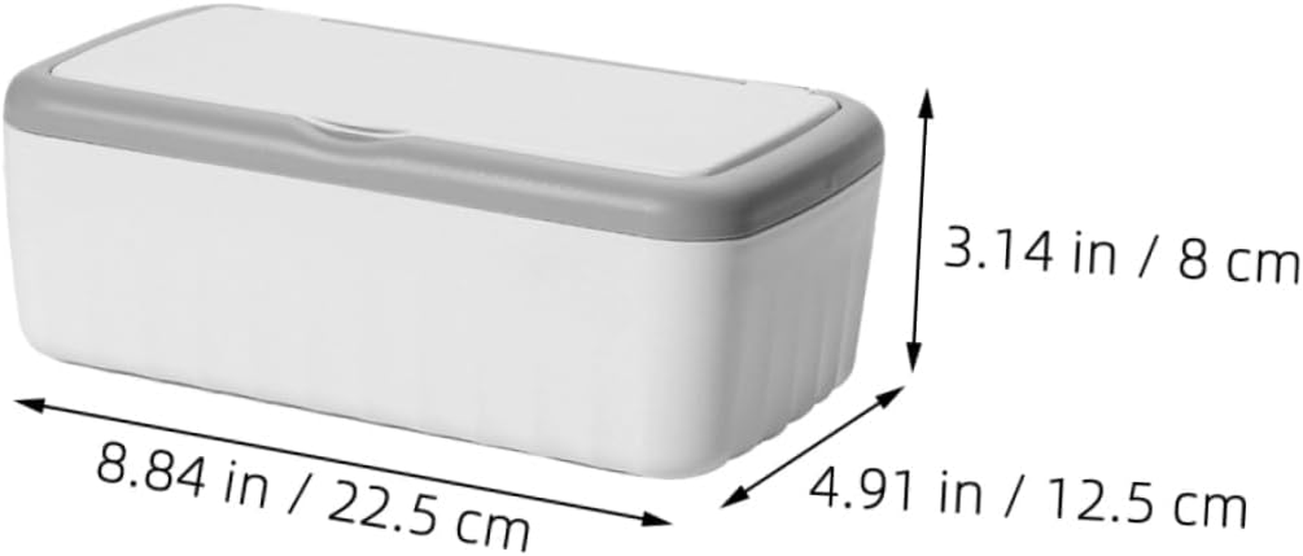 Sealed Wet Wipe Dispenser Large Capacity Rectangular Tissue Box Holder for Home Modern Design Quick Access Protective Seal for Bathroom Bedroom and Office Use image number 6