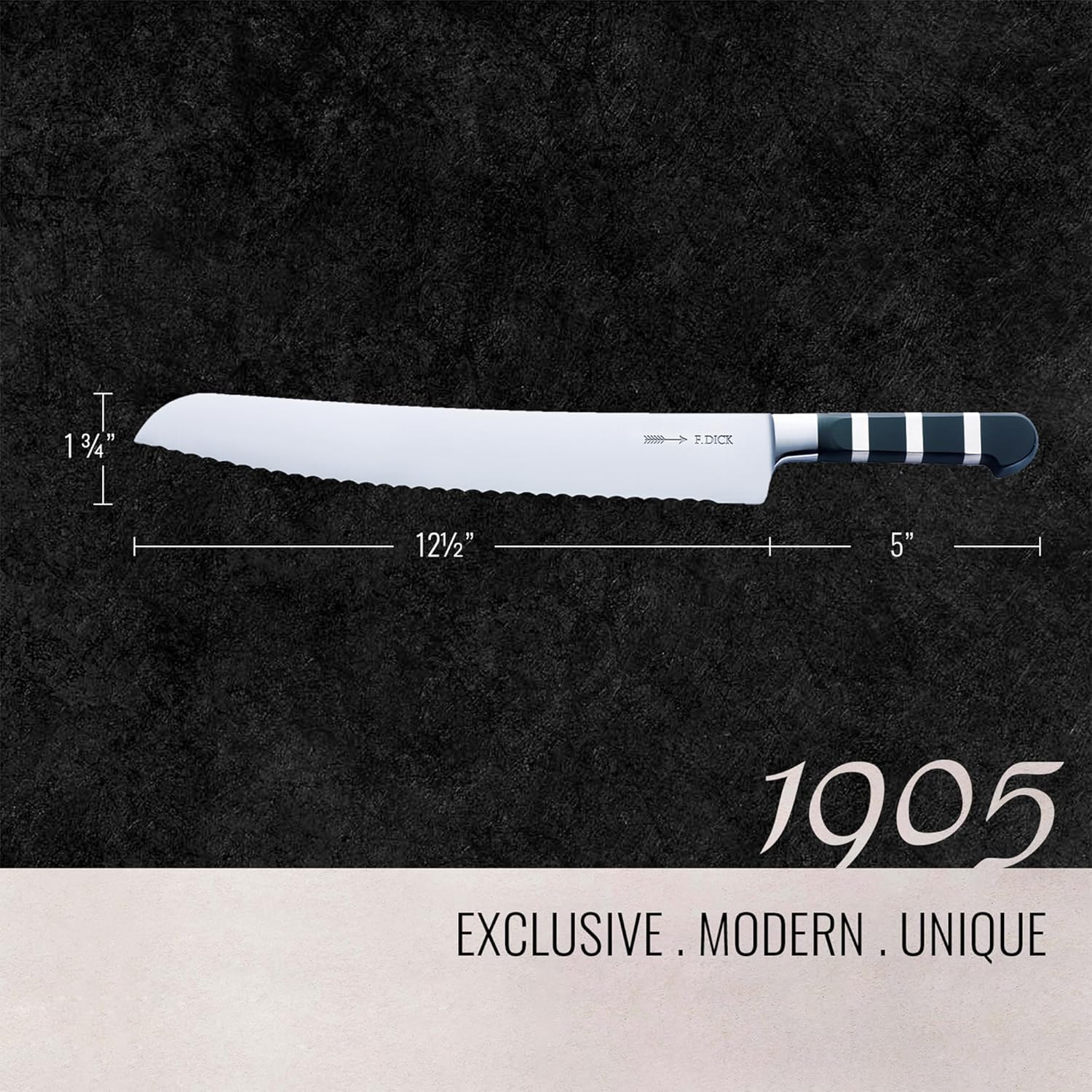 F.Dick 1905 Series Utility Knife Serrated Edge 32Cm C&C/P FD-81939-32-2 image number 4