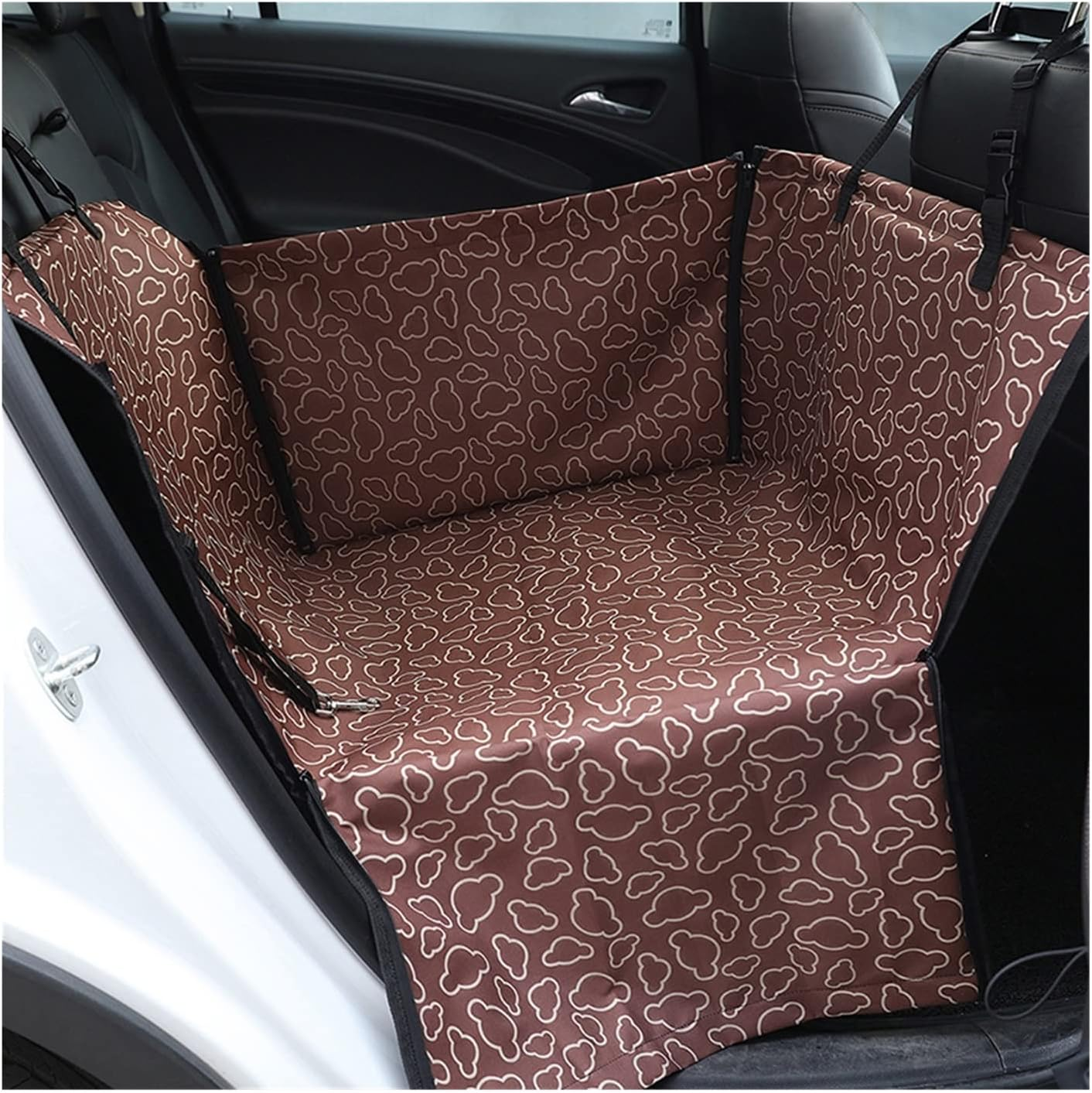Dog Car Seat Cover Car Seat Covers for Dogs Car Seat Kennel Protectors Folding Dog Bag Baskets Dog Hammock(Size:Purple) image number 6