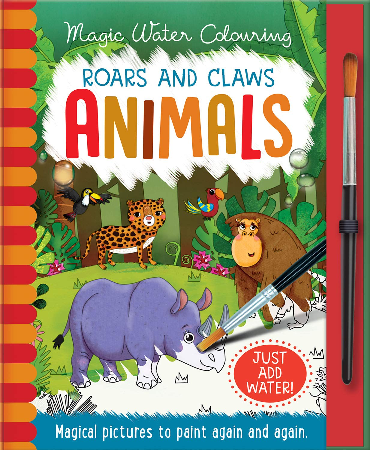 Roars and Claws Animals (Magic Water Colouring) image number 4