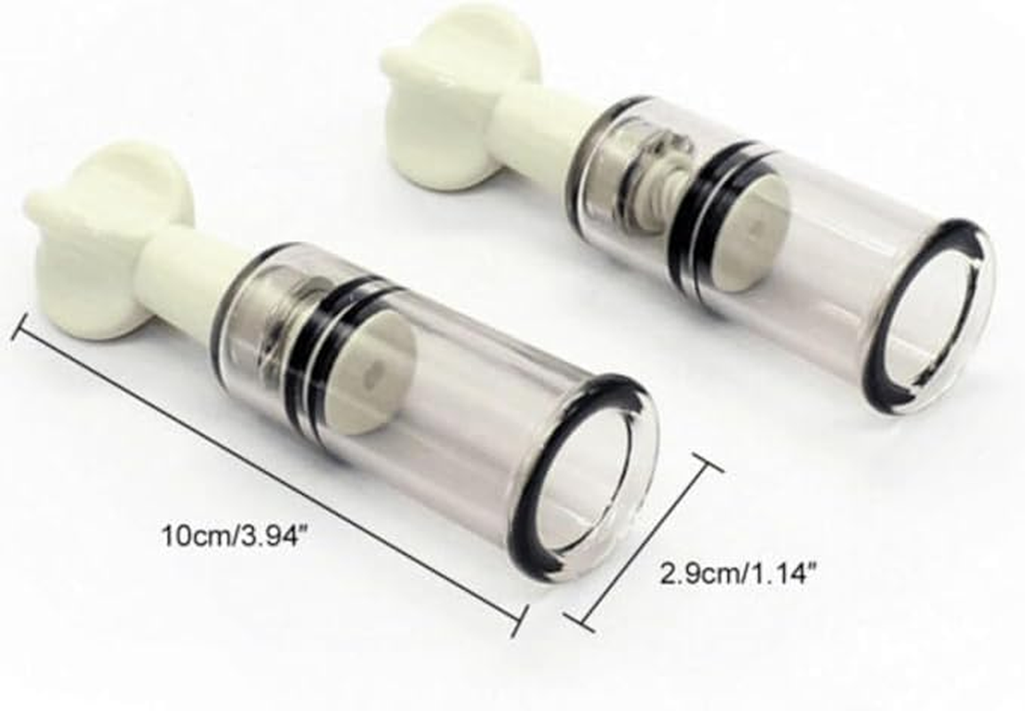 Nipple Suckers and Nipple Clamps Clips Stainless Steel Non Piercing Nipple Rings Decorative Clip for Women Adjustable Pressure Breast Clamps for Adult Pleasure Toys (Red) image number 4