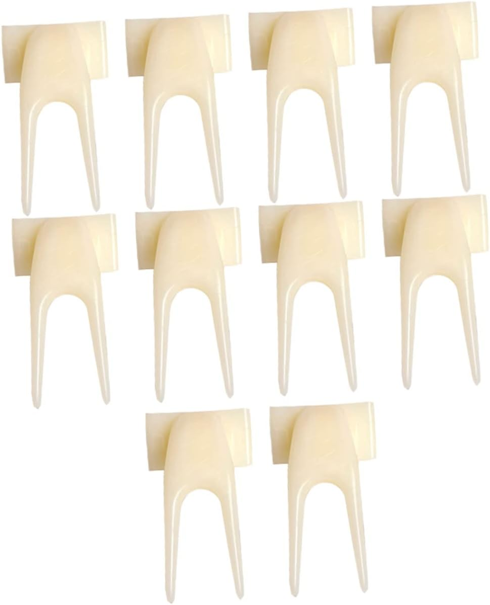 Parliky Parrot Bird Fruit Fork Feeder Tool Multi-Functional Sturdy Plastic 9Cm Feeding Accessory for Outdoor Bird Feeders