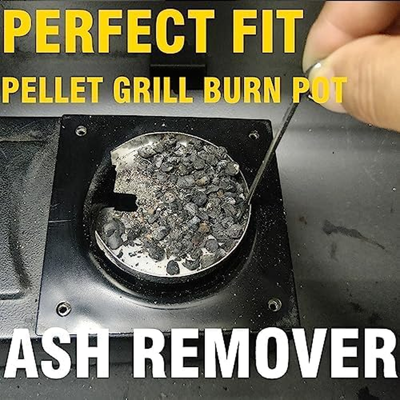 Heavy Duty Steel Porcelain-Enameled Fire Burn Pot and Hot Rod Ignitor Kit Replacement Parts for Traeger & Pit Boss Wood Pellet Grill,Also Fit for Pellet Pro & Z Grills Wood Pellet Grill Smoker image number 3