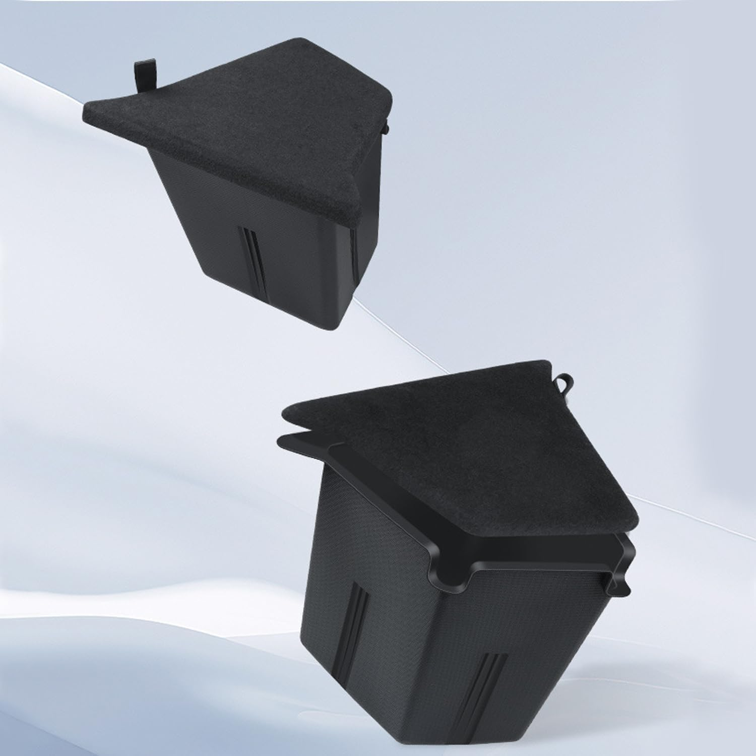 Yotsuba for Tesla Model Y Trunk Storage Bins, Rear Trunk Organizer Side Packets Tray for 2022-2024 Tesla Model Y 5-Seater (Newest Verion) image number 1