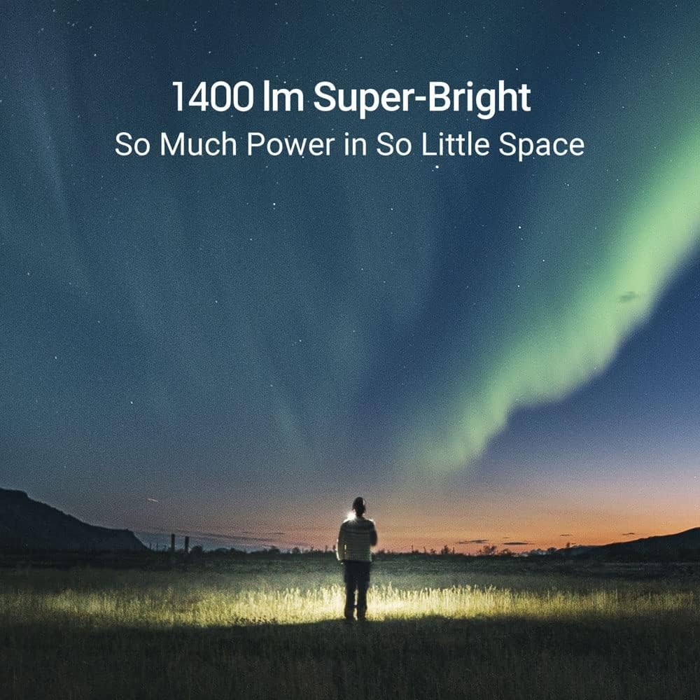 NEXTORCH LED Torch Rechargeable 1400 Lumens Handheld Torches High Powered EDC Flashlight Camping Light Super Bright Torch for Emergency, Camping and Hiking ED10 image number 6