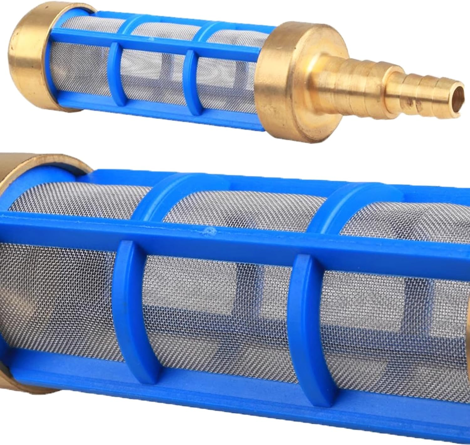 Suction Hose Filter SENRISE Brass Water Pump Strainer with 3/4" 1/2" Hose Tail Fit for Pressure Washer (Pack of 1) image number 4