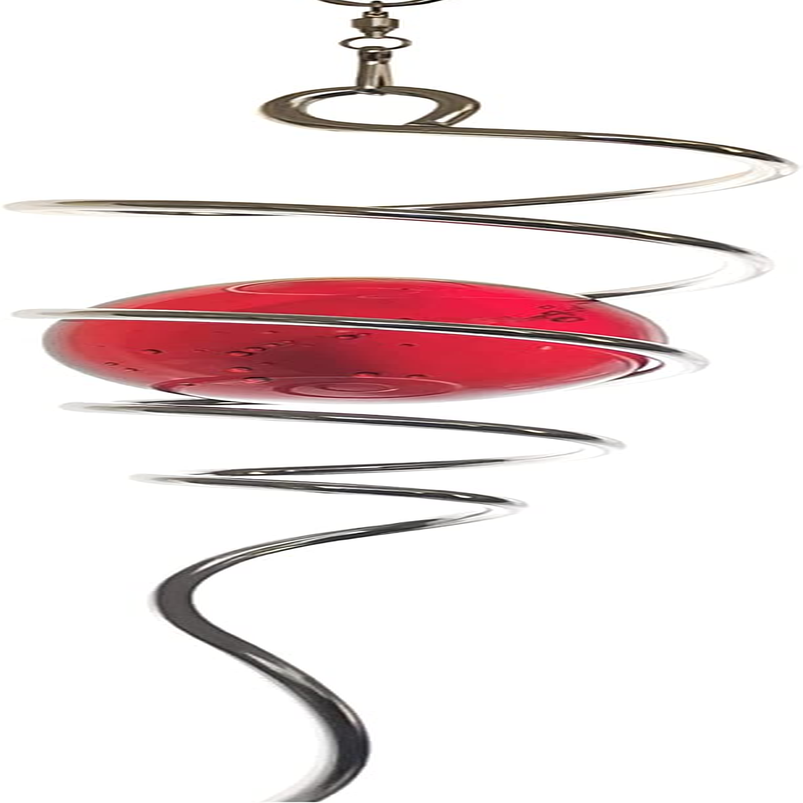 Hs'S Creation Wind Spinner Hanging Kinetic 19 Gauge 3D Metal with Swivel Hooks Sun Catcher for Outdoor Garden Decoration Handcrafted Art Gift Ornaments Sculpture Mandala Lucky Halo 12 Inch