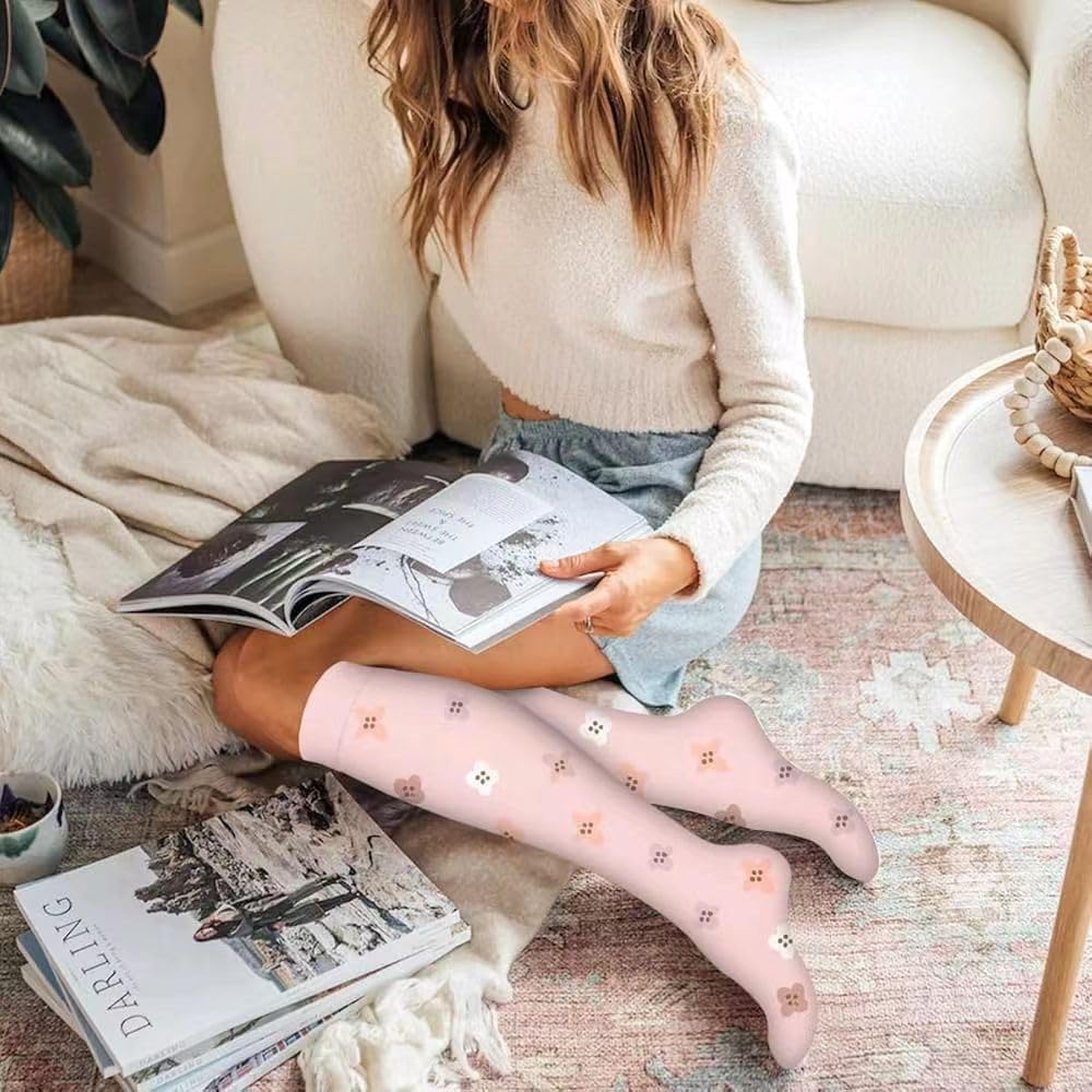 Compression Socks for Women and Men 6 Pack Copper Compression Stockings Circulation-Best Support for Medical, Running,Nursing,Athletic