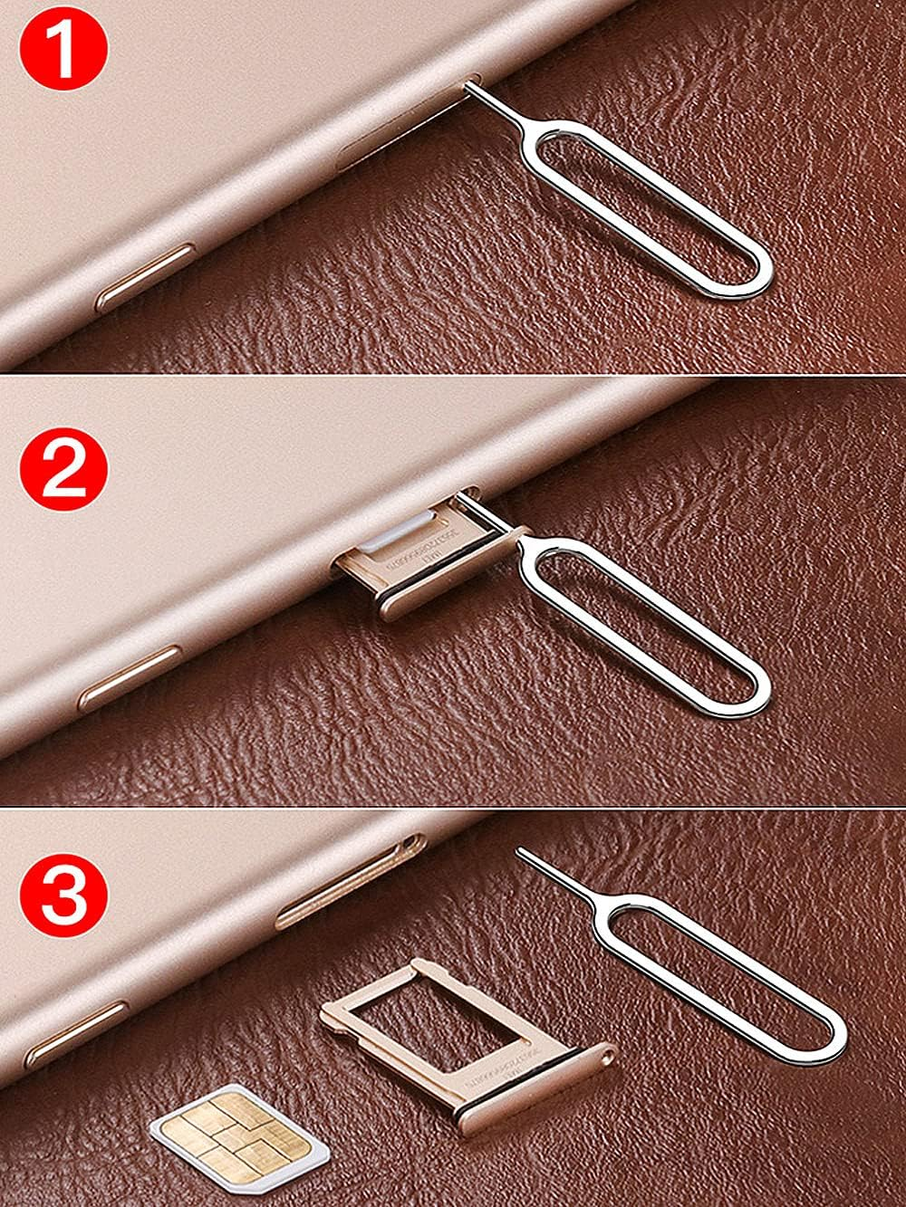 3 in 1 Nano SIM Adapter 4 in 1 Nano to Micro Nano to Standard SIM Card and Micro to SIM Card + SIM Remover image number 5