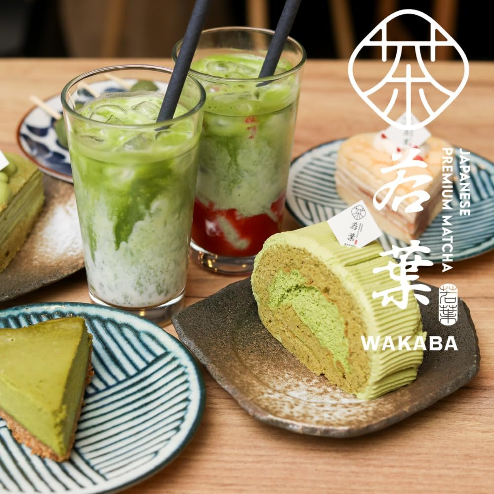 WAKABA 1St Harvest Finest Organic Matcha &ndash; Contest Grade 30G from Uji, Kyoto, Japan | JAS/USDA Certified | Stone-Milled | Emerald Green Color image number 3