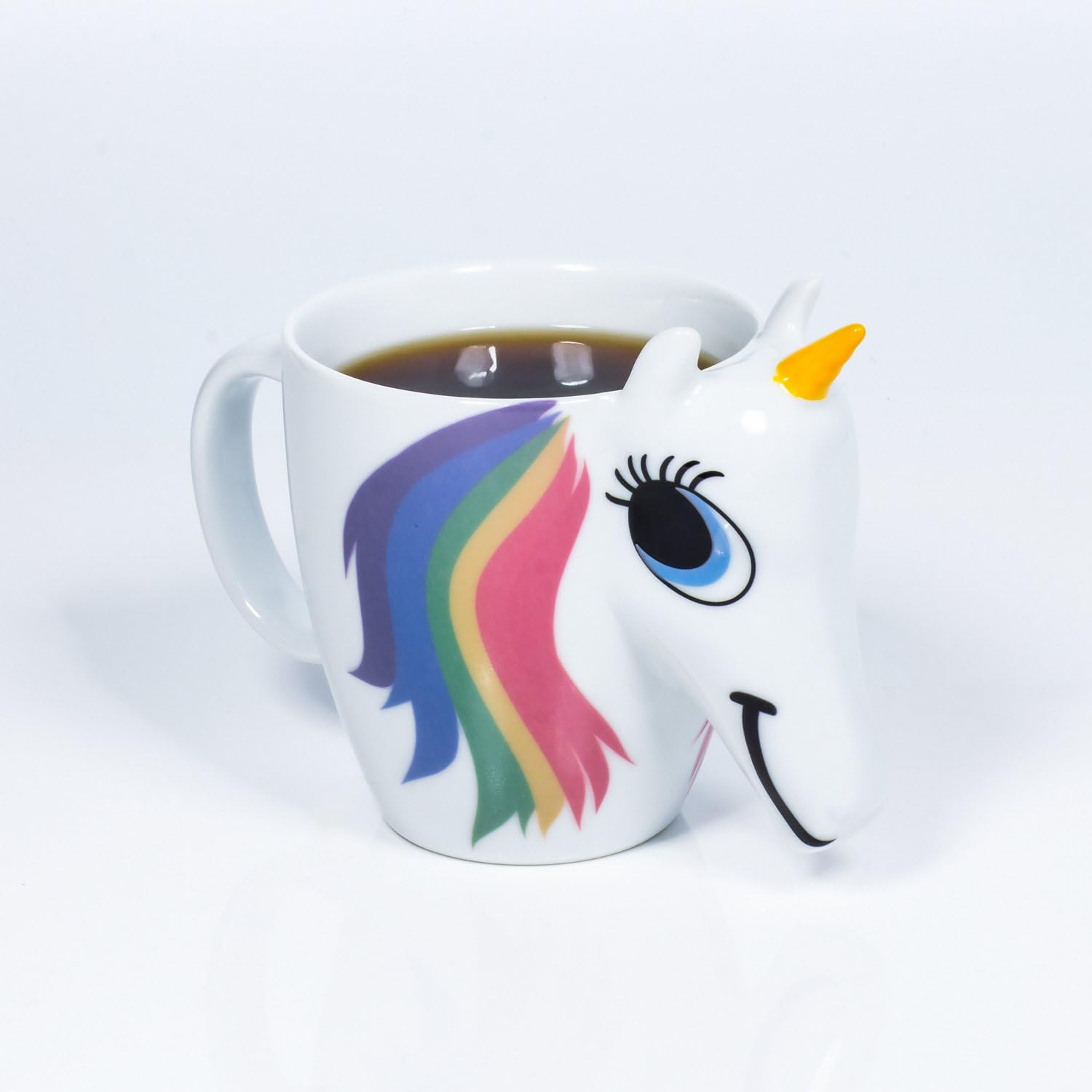Thumbs up PANMUG Panda Mug Unicorn Morph 6 In. Multicolor image number 6