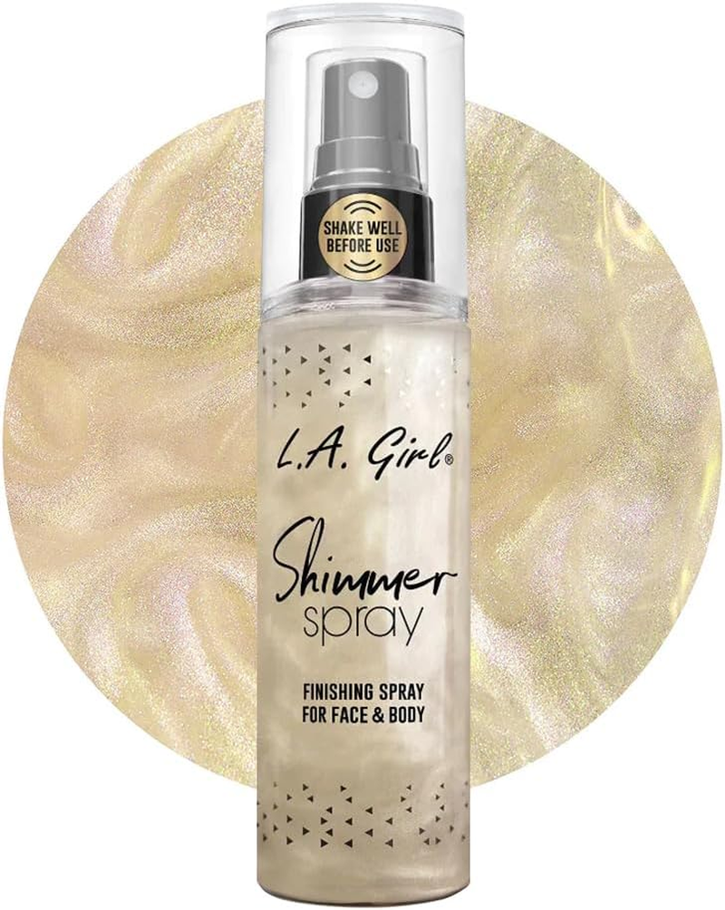 L.A. Girl Shimmer Spray, 2.7 Fl Oz, Gold image number 4