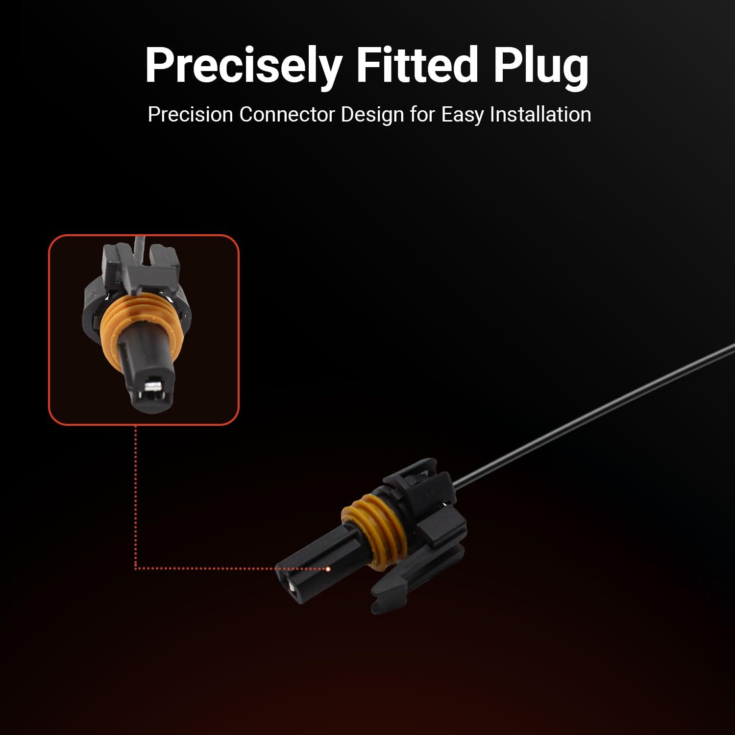 Wire Connector Pigtail 2 Pcs Compatible with LS Gen 4 Starter Motor Solenoid LS3 Camaro Corvette Replaces WPSTR40 image number 3