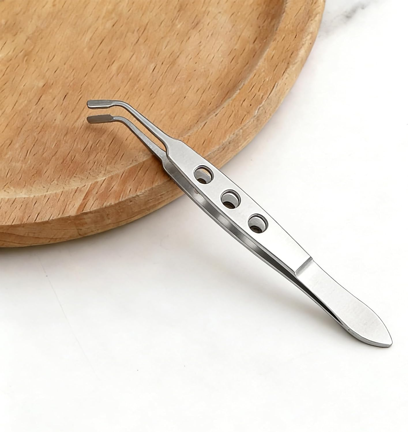 Yxvyxymyxxg Stainless Steel Eye Care Tweezers - Easy-To-Use Meibomian Gland Expressor & Eyelid Massage Tool for Men & Women image number 5