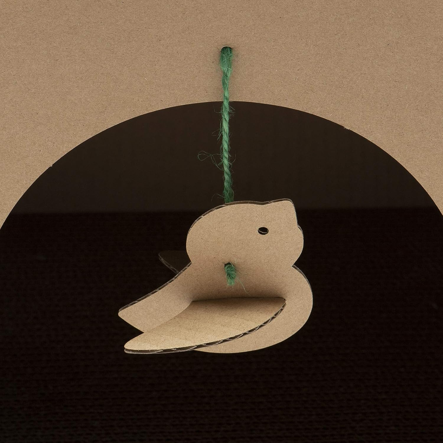 Furhaven Pet Cat Scratcher | Gingerbread House Corrugated Cat Scratcher W/Catnip, Cardboard (Brown), One Size