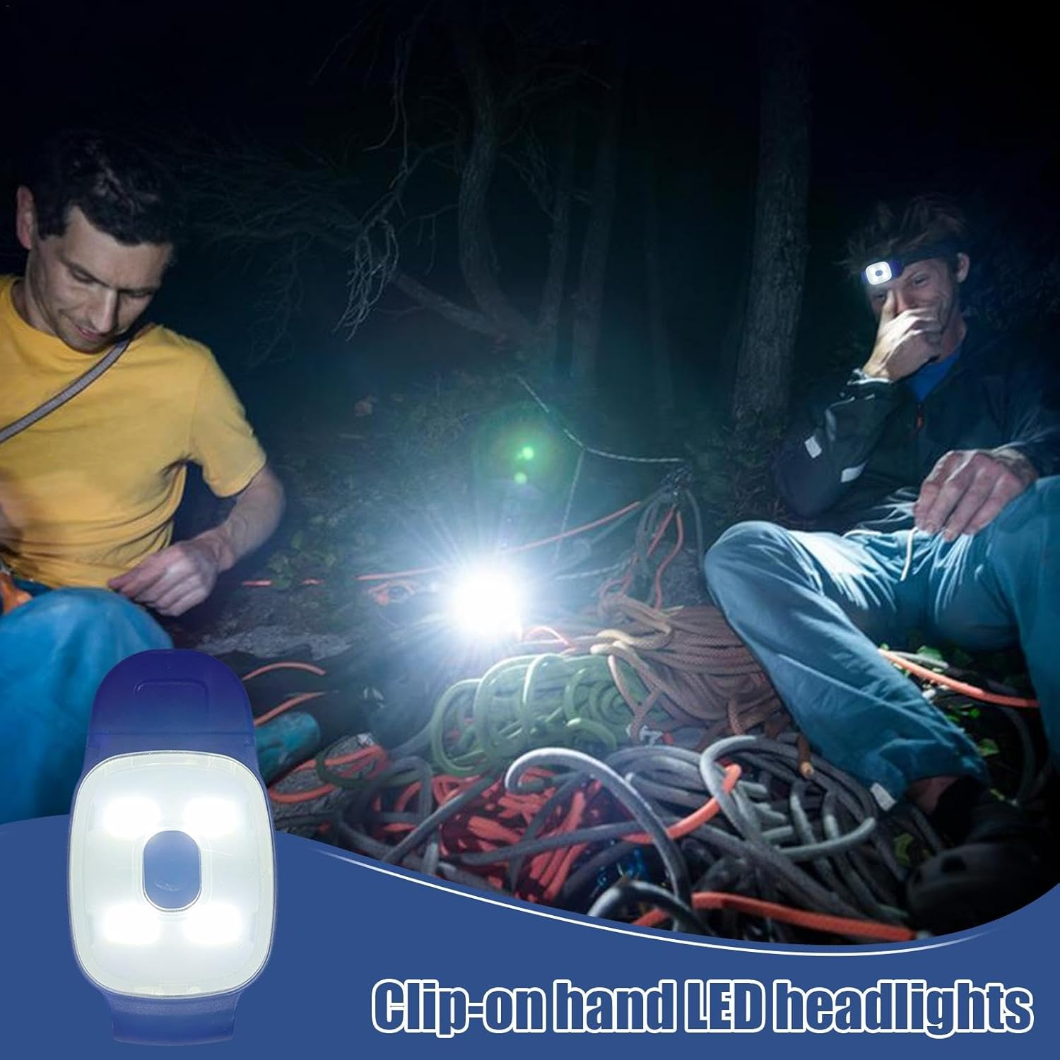 Wearable Running Lights | Clip Rechargeable Safety Lights,Wearable Hands-Free Jogging Light, Portable Running Light for Outdoor Activities