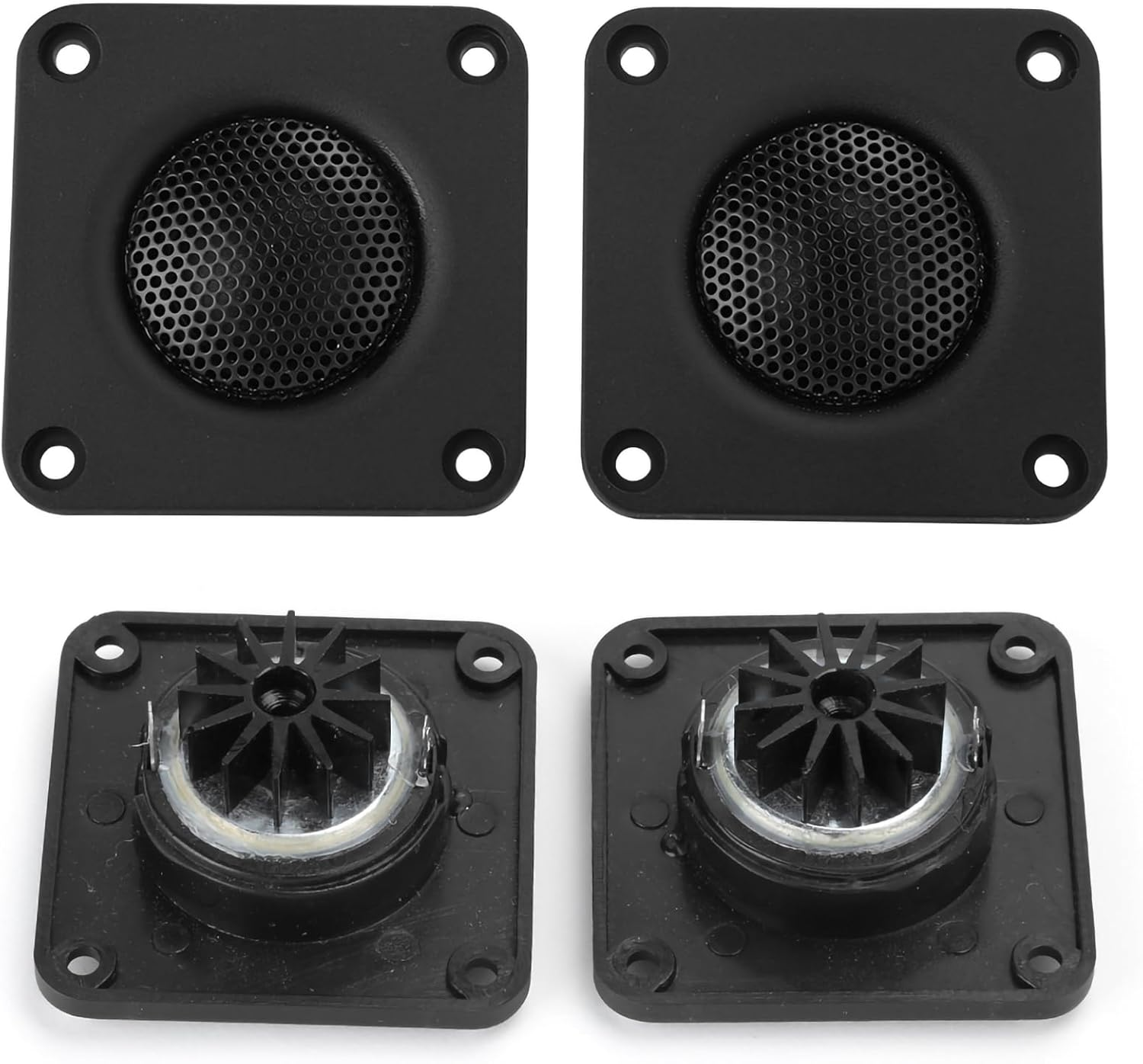 Jectse 2PCS Tweeter Speakers, 2Inchs 4Ohm 30W Full Range Mini Portable Speaker, Suitable for Home, Office, Shopping Mall image number 1