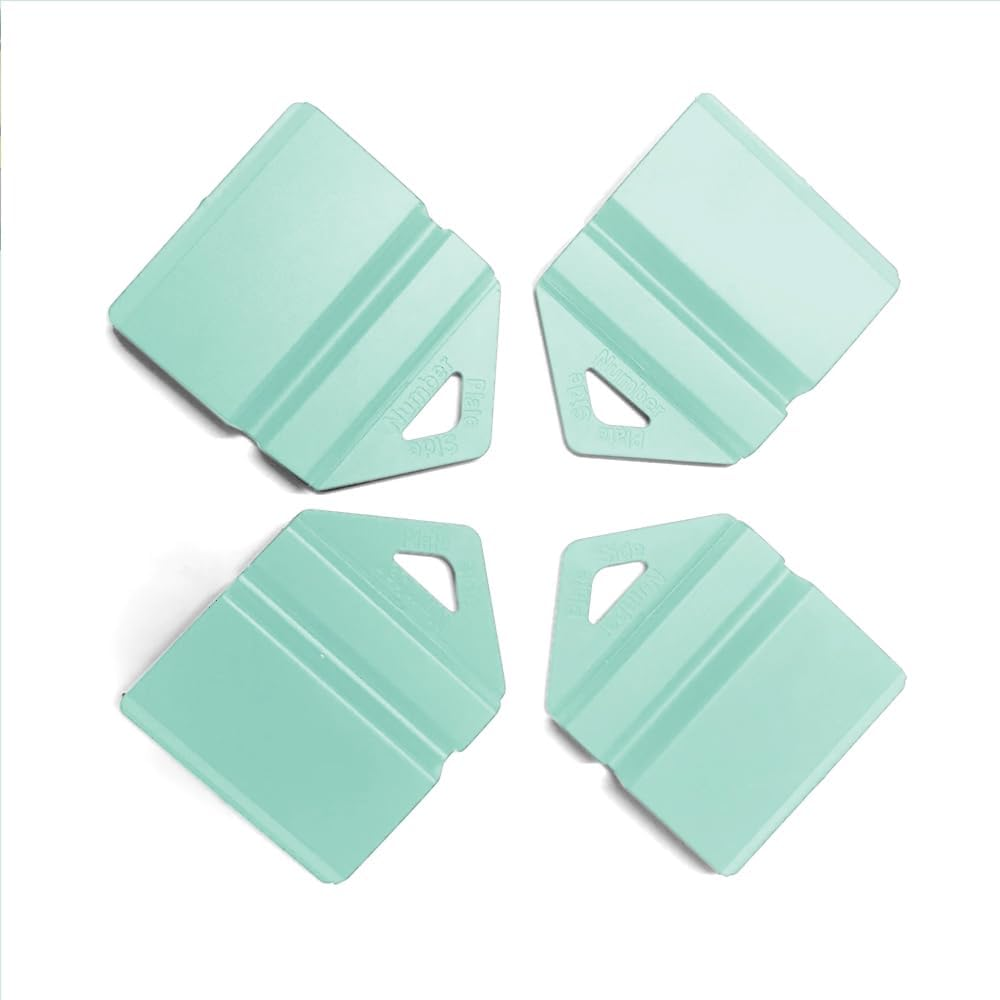 Clip It on Clips Easy to Attached & Removed from Licence Plate 4 Clip Only (Black)