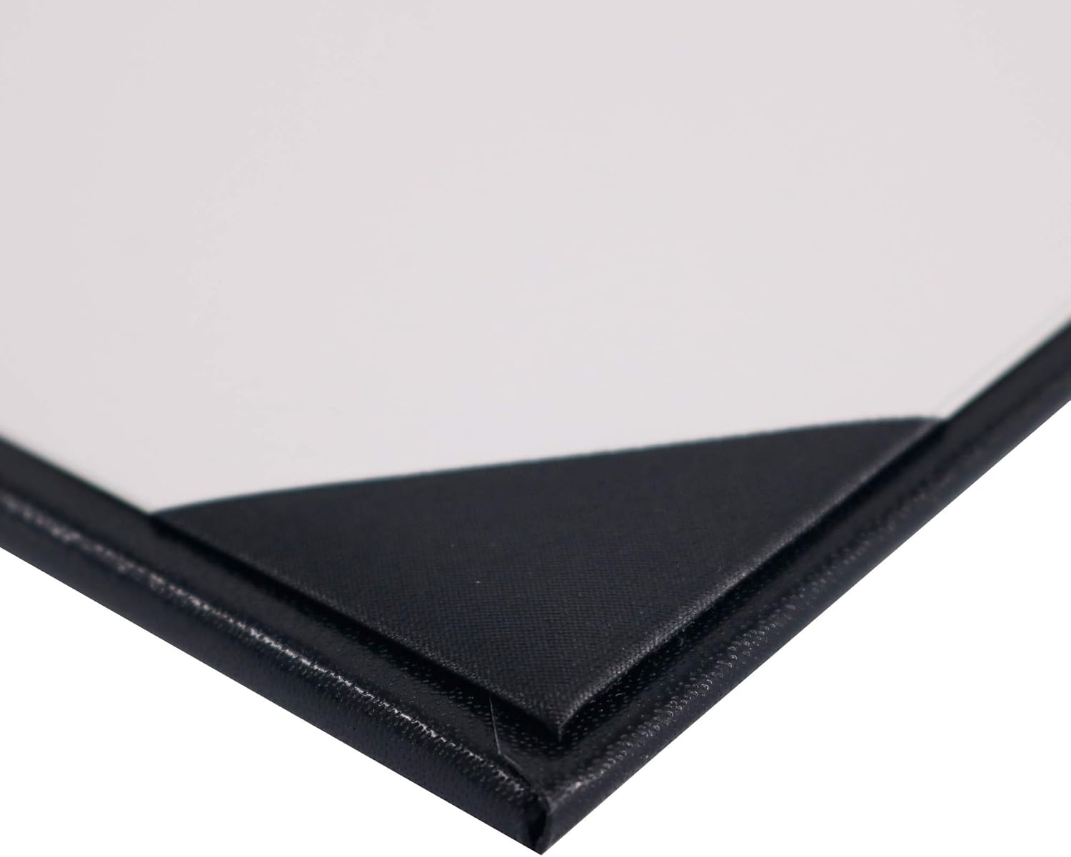 Graduationmall Diploma Cover Certificate Holder Graduation Covers for A4 Paper Classic Smooth Black 5Pcs image number 4