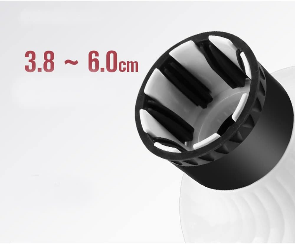 QIRUIRED Universal Hair Diffuser Hair Dryers with Nozzle for 1.49 in to 2.36 Inch Hair Drying Adjustable Professional Salon Tool for Curly and Natural Wavy Hair Styling (White) - Black image number 6