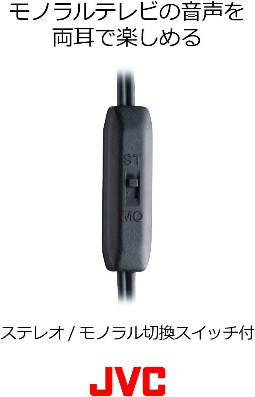 JVC Kenwood JVC Earbuds 3.5M Code HP-F207L-B (Japan Import) image number 5