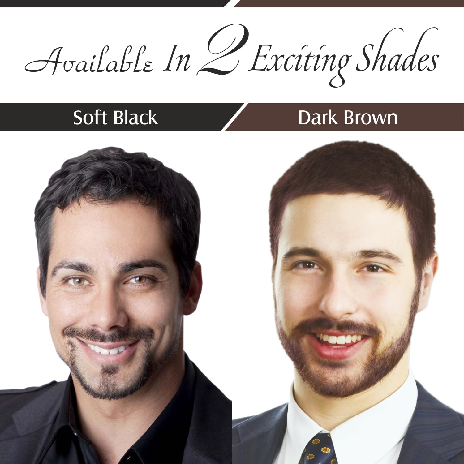 Vegetal Bio Colour - Experience Natural Dark Brown Beard Hair Color for Men Ammonia-Free, Ppd-Free, 100% Organic, and Herbal Safe and Effective Beard Dye Complete Kit Included 25G Each image number 1