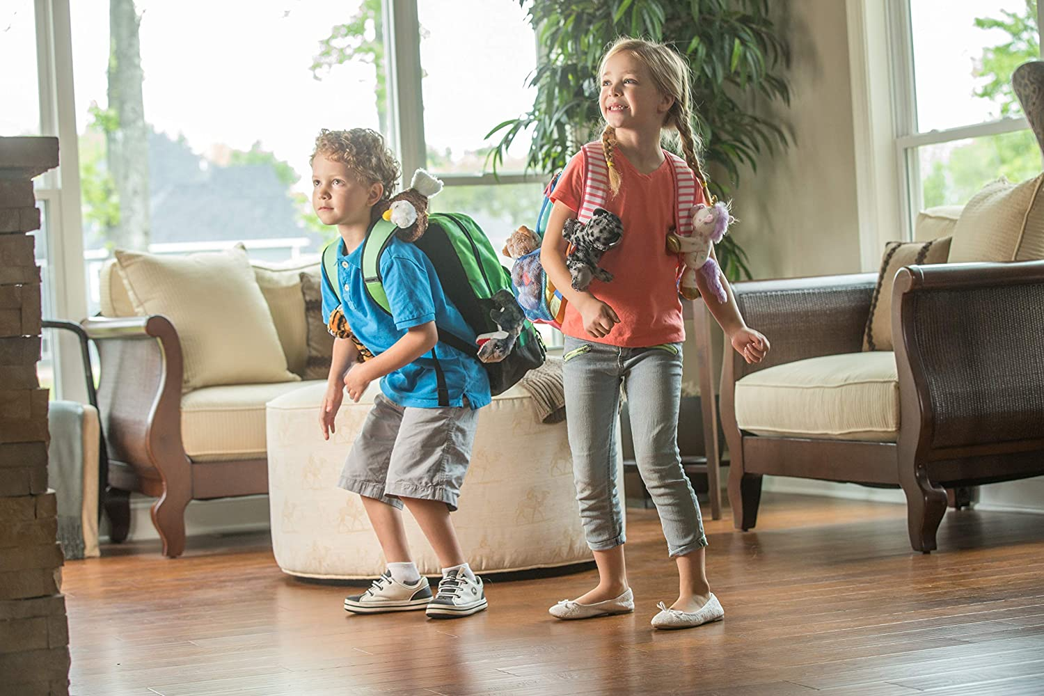 Wild Republic Huggers Butterfly Monarch Plush Toy, Slap Bracelet, Stuffed Animal, Kids Toys, 8 Inches - Butterfly image number 5