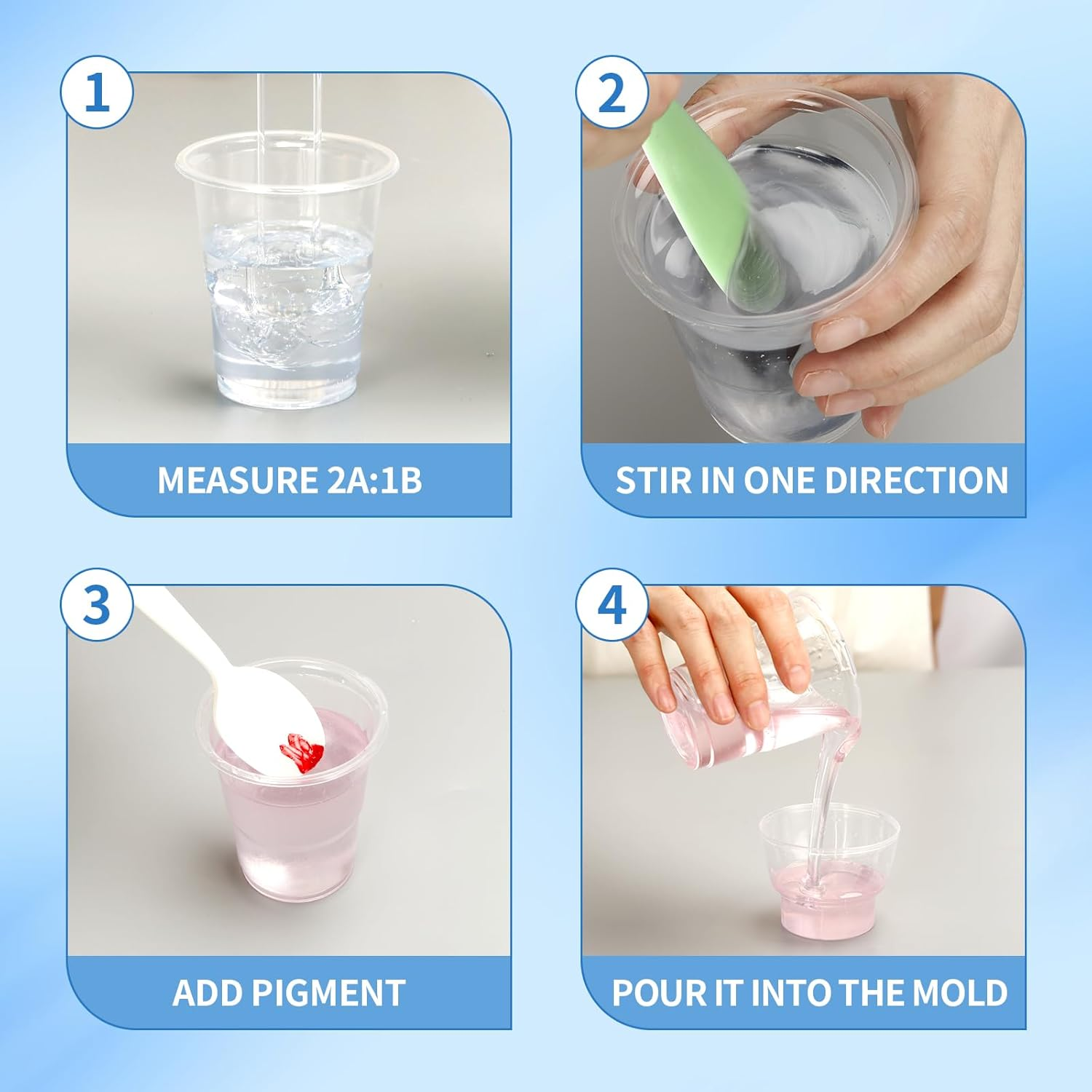 1.5 Gallon Resin Epoxy Kit (2:1) for 4 Inch Pour Depths, Bubble Free, Low Odour, Crystal Clear Casting Resin for Bar Tops, Table Tops, River Tables, Wood Fillers, Crafts image number 6