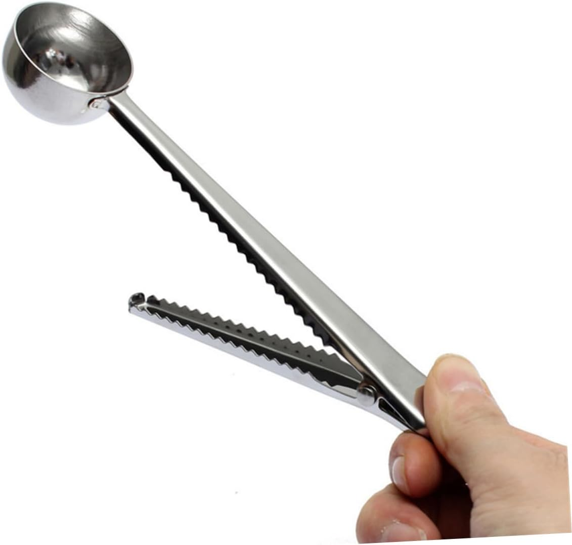 SECFOU 4Pcs Stainless Steel Measuring Tablespoon Seal Clip for Coffee Accessories and Tea Spoon for Home Coffee Bar image number 5