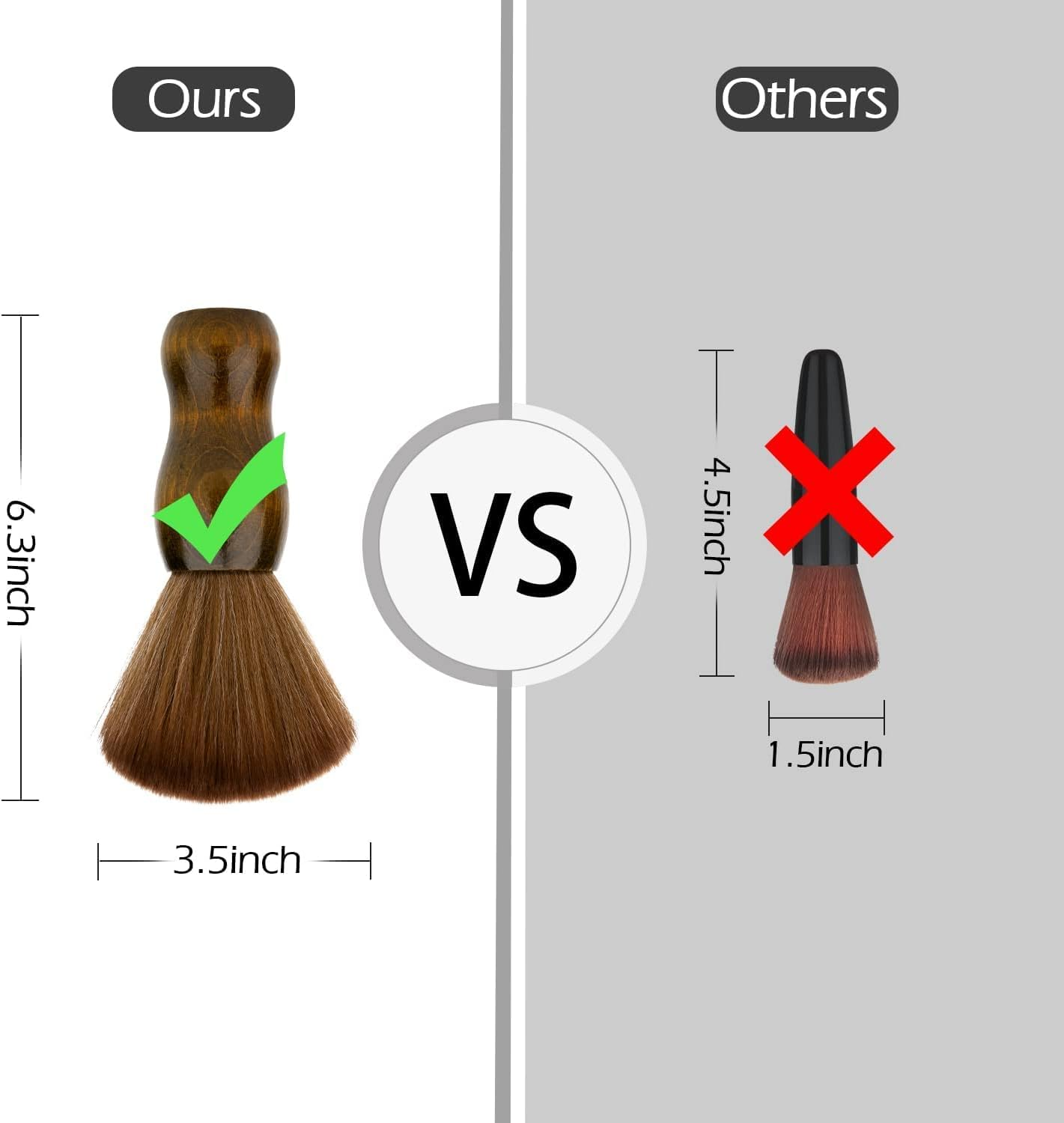 Hair Cutting Barber Cape 2 Pack Professional Haircut Salon Cape for Men Women Children with Neck Duster Brush image number 1