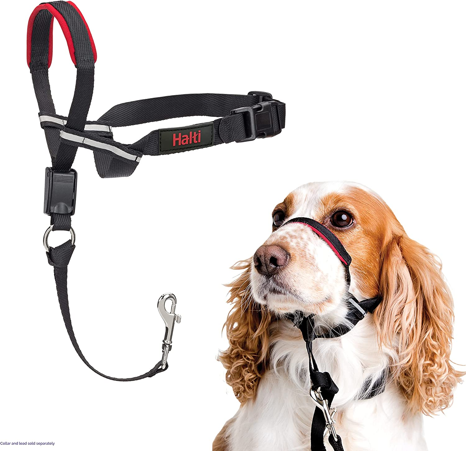 The Company of Animals 12520A Halti Optifit Headcollar for Dogs, Black/Red, Medium image number 5