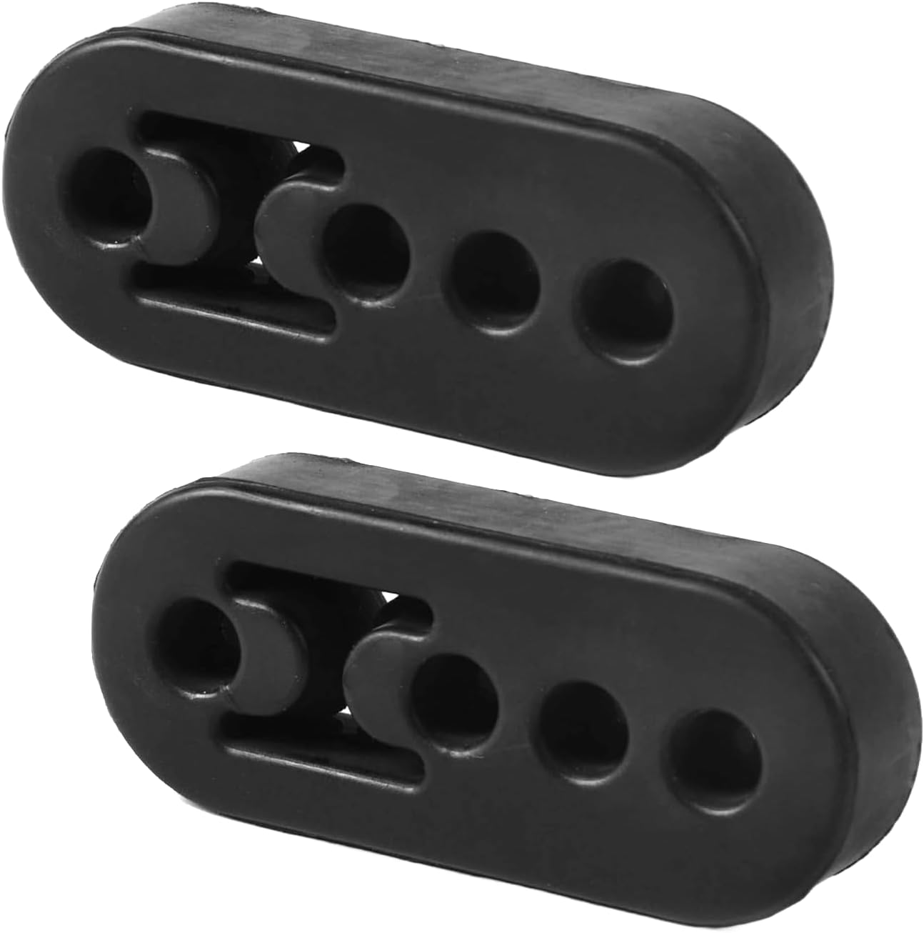 2 PCS Universal 12Mm Hole Car Heavy Duty Exhaust Tail Pipe Rubber Mount Bracket Hanger image number 4