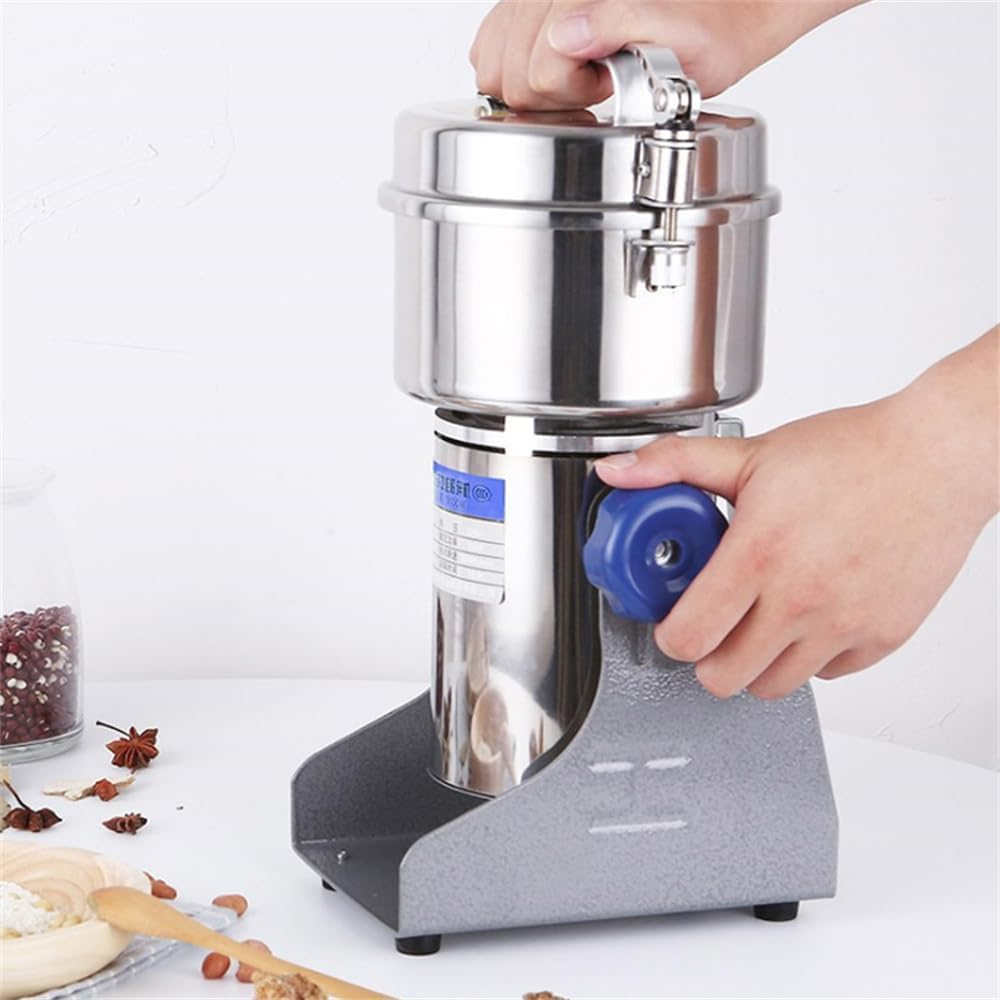 Electric Dry Food Grinder Machine Grains Spices Hebals Mill Cereal Grinding 800G image number 3
