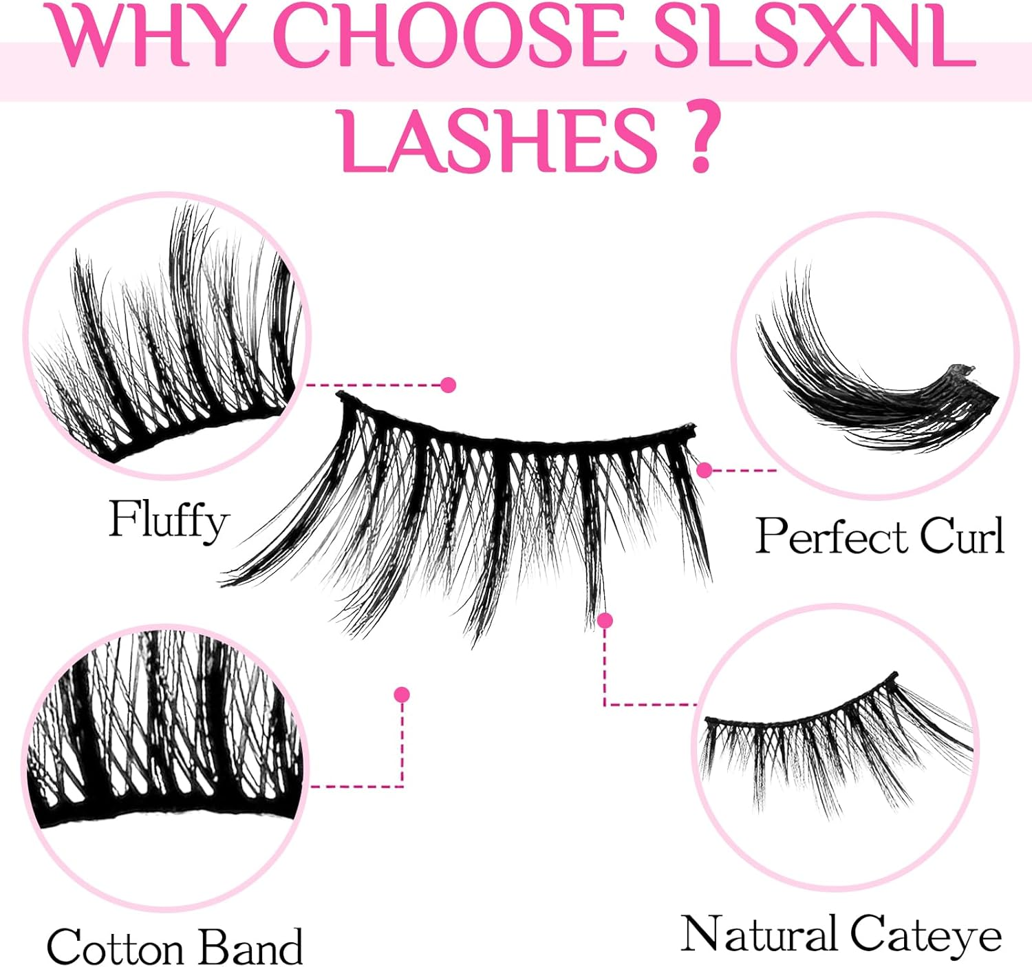 Half Lashes Natural Look Cat Eye 16 Mm Wispy Thin Band Manga Lashes 10 Pairs False Eyelashes Cateye Half Eyelashes image number 3