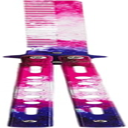 Butterfly Knife Comb,Stainless Steel Comb Trainer Unsharpened Slice Butterfly Training Comb for Beginner Aqua Blue