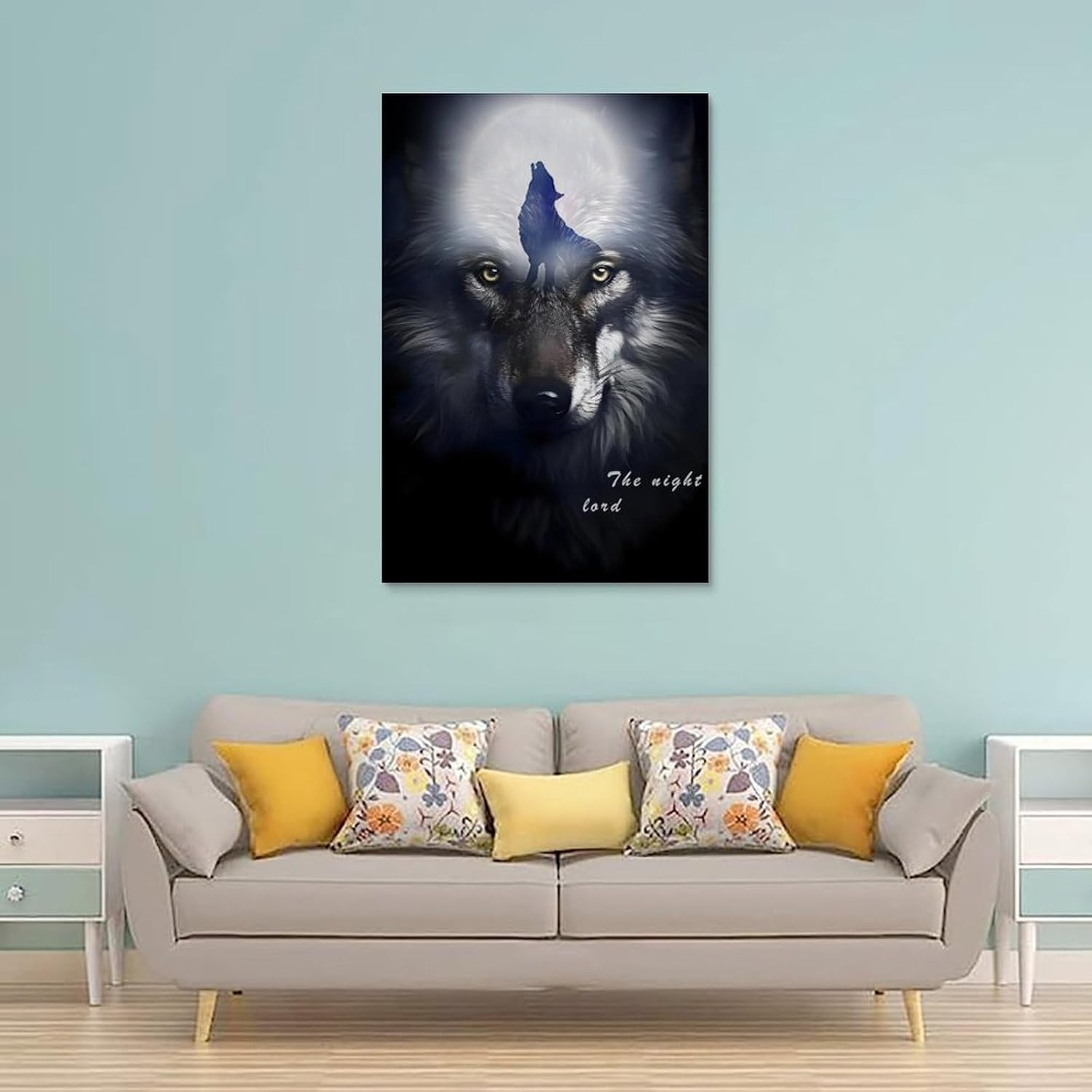 The King of Night Poster Canvas Painting Wall Art Picture Home Decor Print for Bedroom Living Room Dorm Study Bar Office 16X24Inch(40X60Cm) Unframe-Style