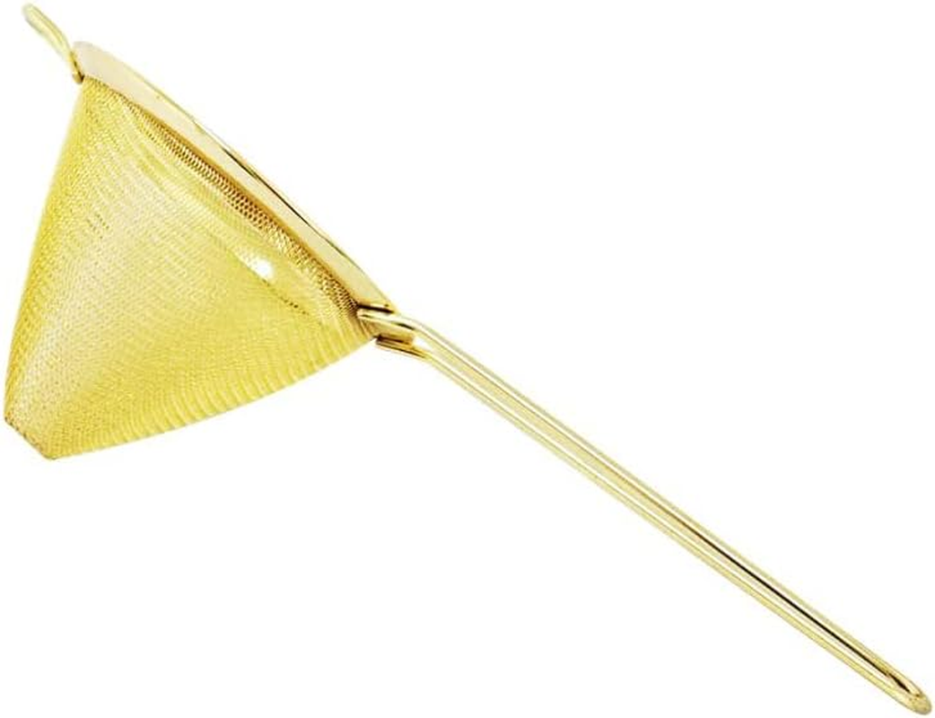 Cocktail Strainer, Stainless Steel Fine Mesh Filter Bartender Conical Colander Bar Accessories for Tea, Juice and Coffee - Silver