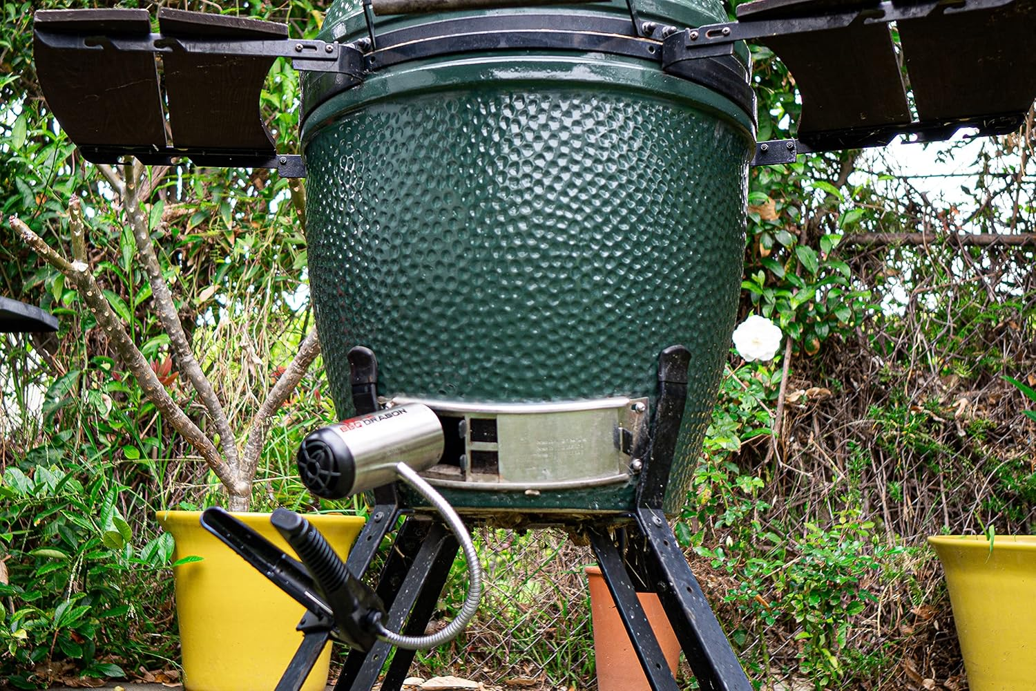 BBQ Dragon Charcoal Starter and Fire Lighter for Barbecue Grills Fire Pits Camping and Fireplaces - Battery-Powered Bellows image number 2