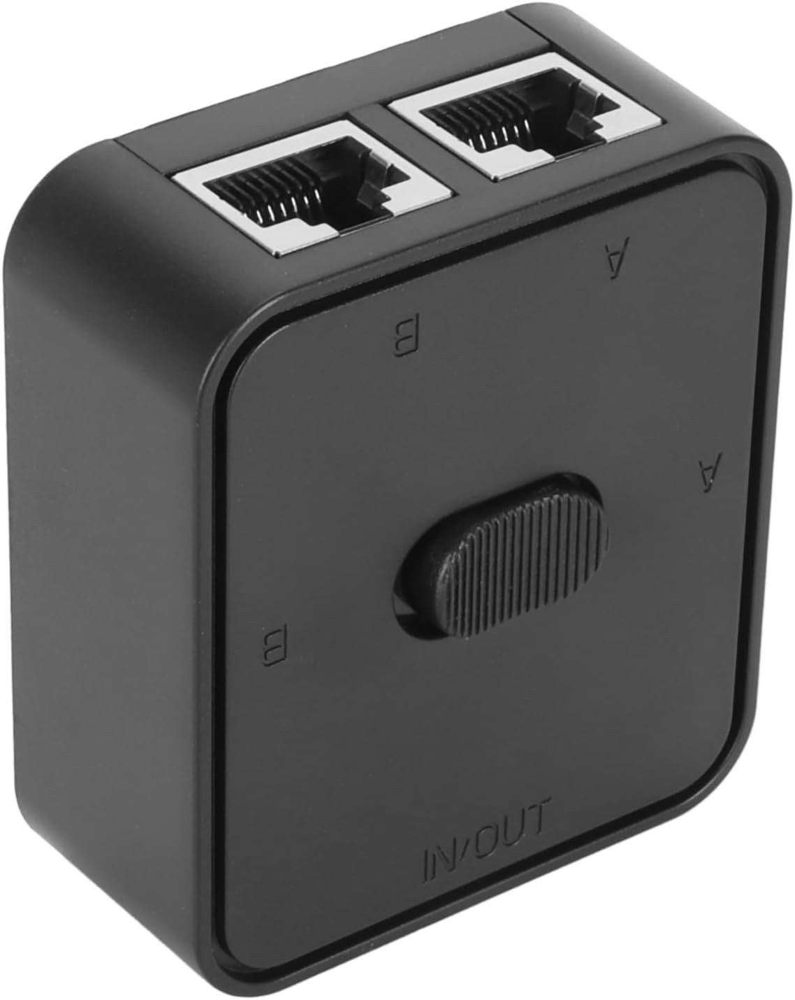 Zerodis Red Switch 2 Gigabit Ports Network Switch Almost the Gear Speed RJ45 Divicer for Cat 6 Black