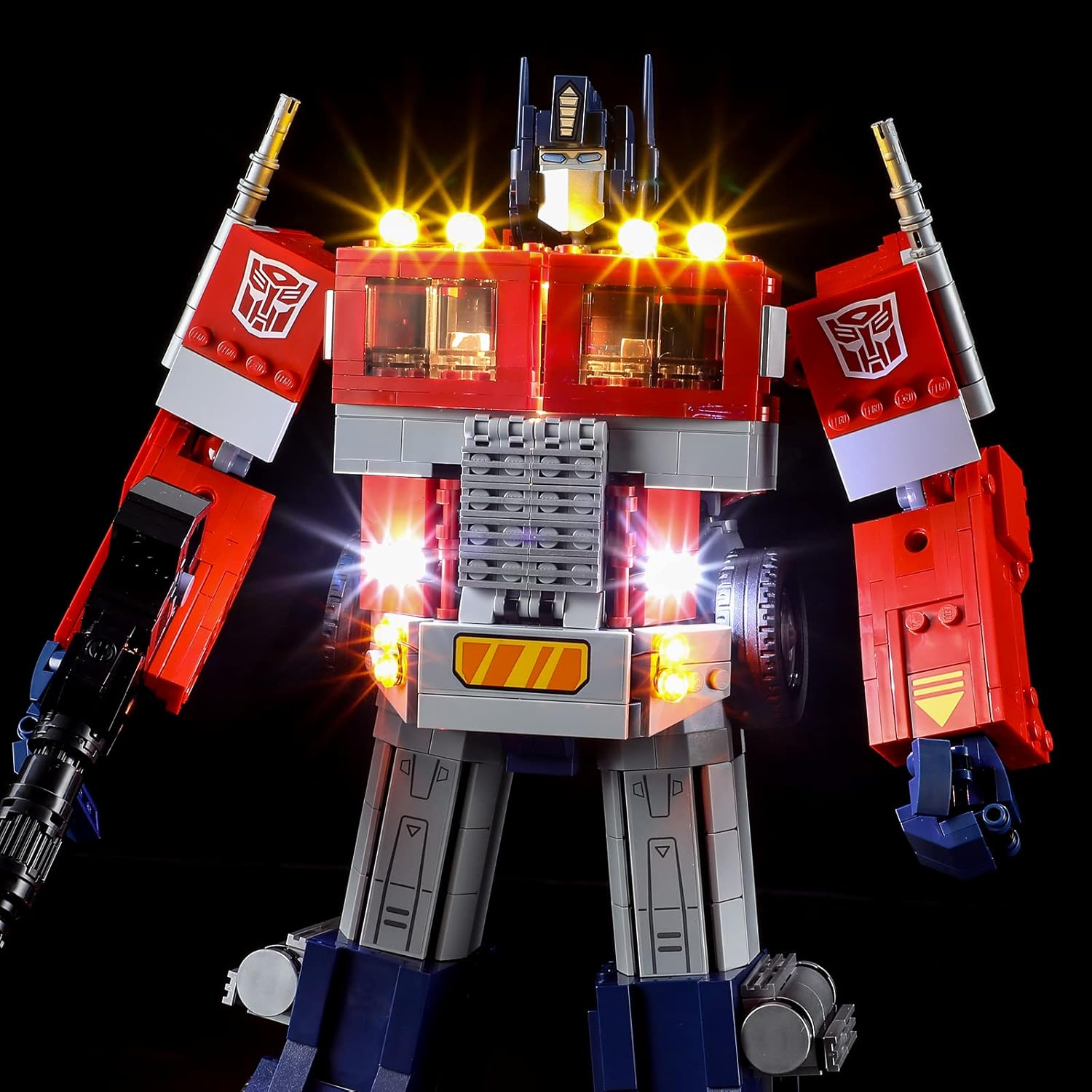 BRIKSMAX Led Lighting Kit for -10302 Optimus Prime - Compatible with  Creator Expert Building Blocks Model- Not Include the  Set image number 3