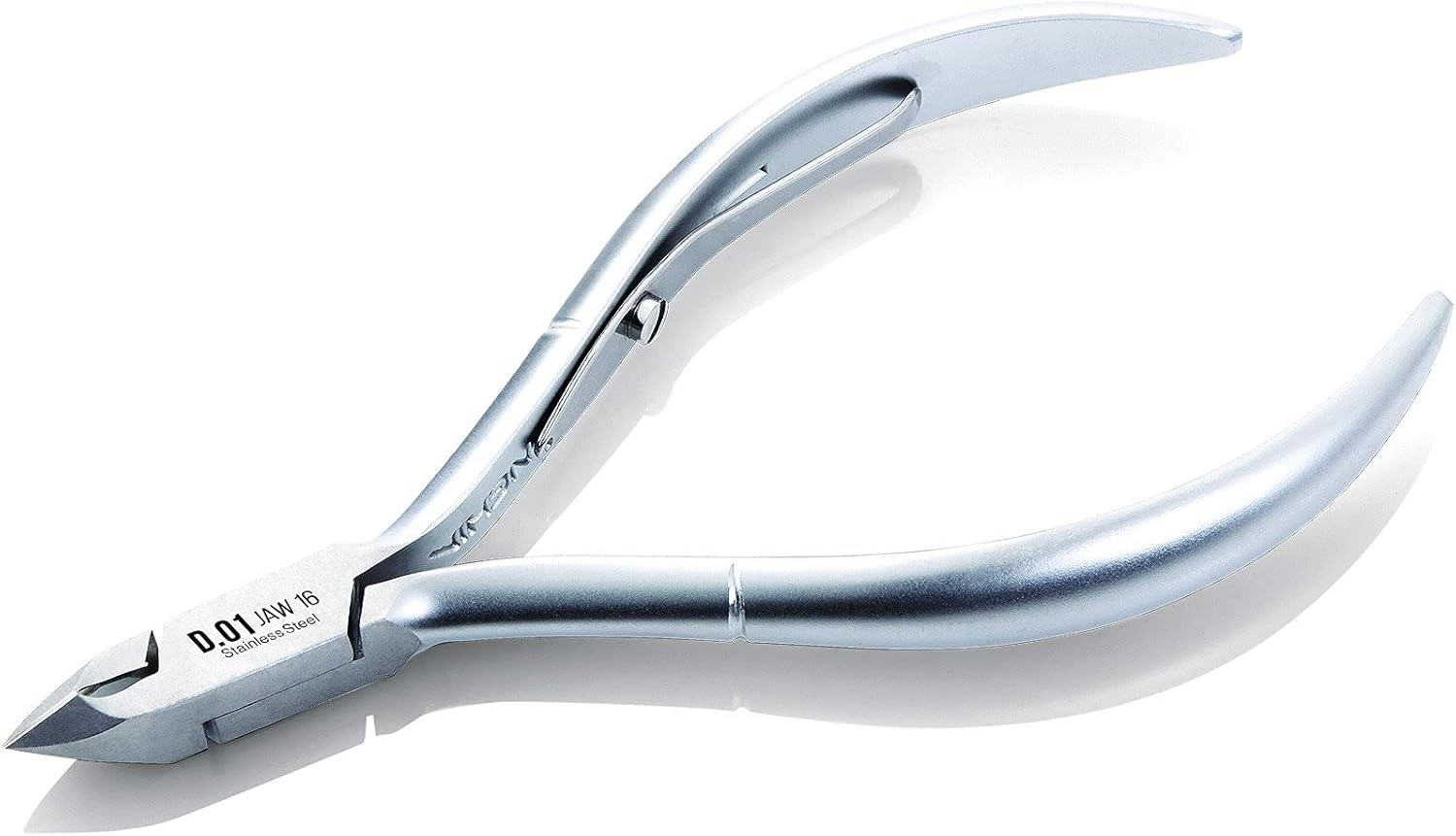 Professional Stainless Steel Cuticle Nipper C03 (D-01) Jaw 16 KEM Nghia Cuticle Cutter Trimmer Manicure Tools with 1 Spring&ndash; Perfect Nail Care Tool at Home/Spa/Saloon Osimihome 1 PCS image number 2