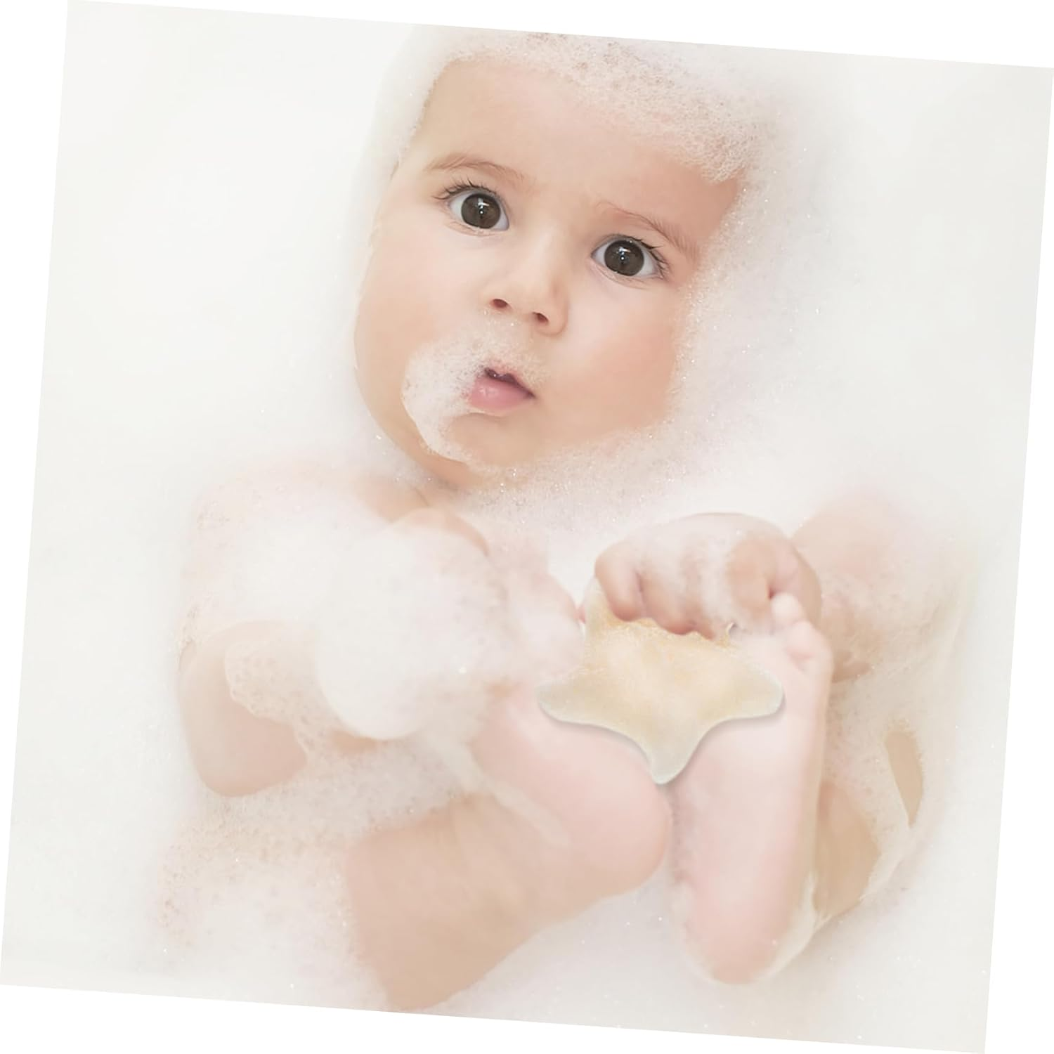 COMPUKAS Natural Sea Sponge Bath Sponge for Toddlers Boys and Girls for Newborns Boy Girl Bathing Supplies