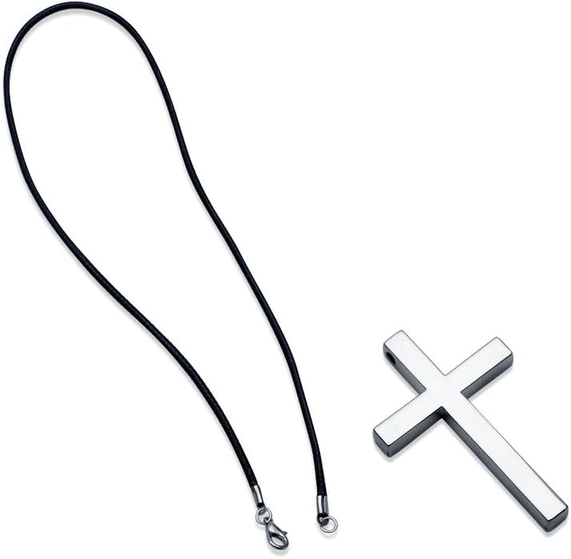 EFORCAR(TM 1Pcs Car Rear View Mirror Decoration Cross Religious Faith Car Charm Hanging Accessory Auto(Rndom Color) image number 1