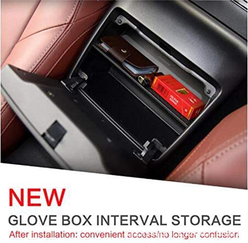 YIWANG Car Center Console Armrest Storage Box Organizer Tray with Partition Panel for Mazda MX-5 RF Miata 2015-2019 image number 5