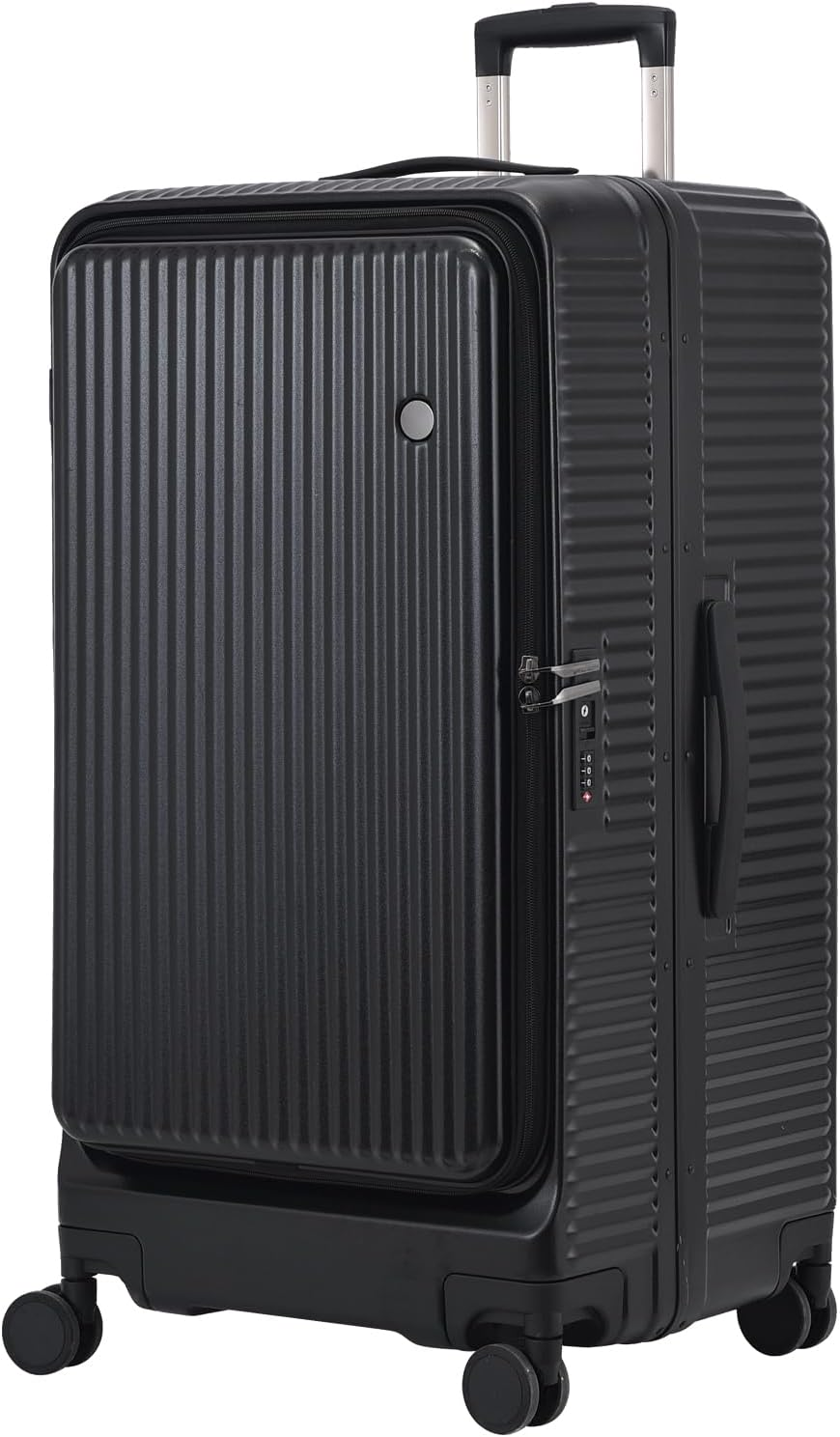 Kaleenie 29 Inch Luggage with Expansion & Side Opening Design, 50 * 31(35)*76Cm, 117L~133L Ligthweight ABS+PC Hardshell Checked Suitcase, TSA Lock & YKK Zipper with HINOMOTO 360&deg; Wheels, Pink, Pink,