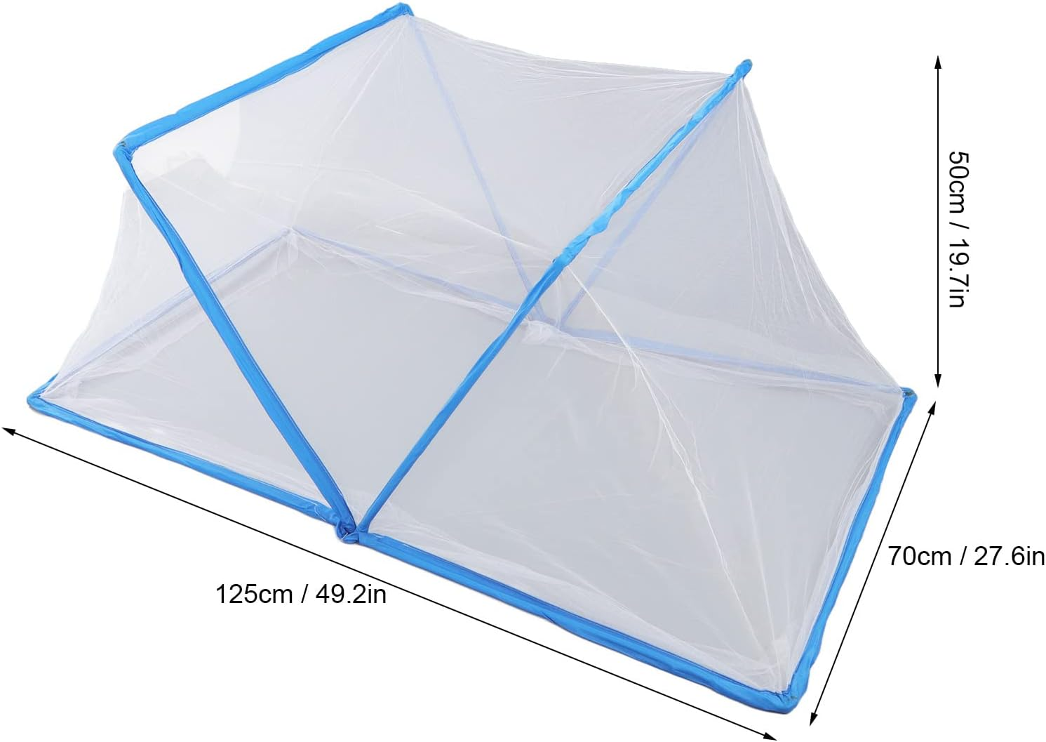 Baby Net Tent, Portable Bed Net Tent, Lightweight Foldable for Baby Kids Students, Ventilate Transparent Mesh, Keep Baby Safe and Comfortable, Easy to Carry, for Travel image number 5