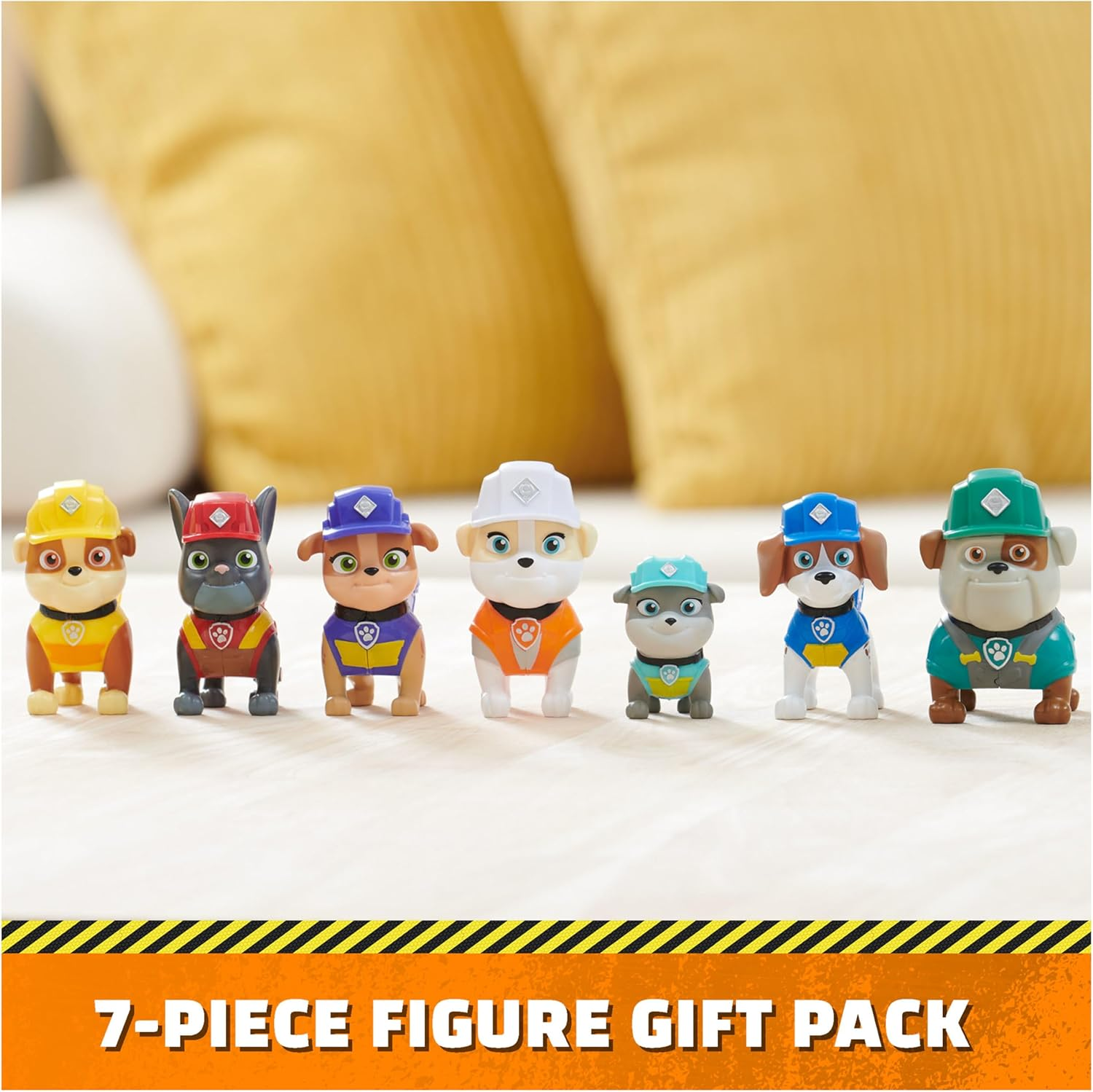Rubble and Crew, Toy Figures Gift Pack, with 7 Collectible Action Figures, Kids&rsquo; Toys for Boys and Girls Aged 3+ image number 5
