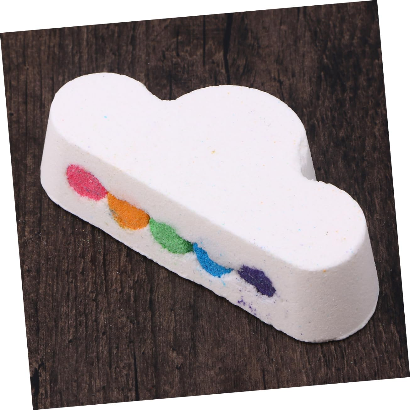 Happyyami 180G Rainbow Cloud Bath Salt Balls Natural Essential Oil Salt Organic Moisturizer image number 6
